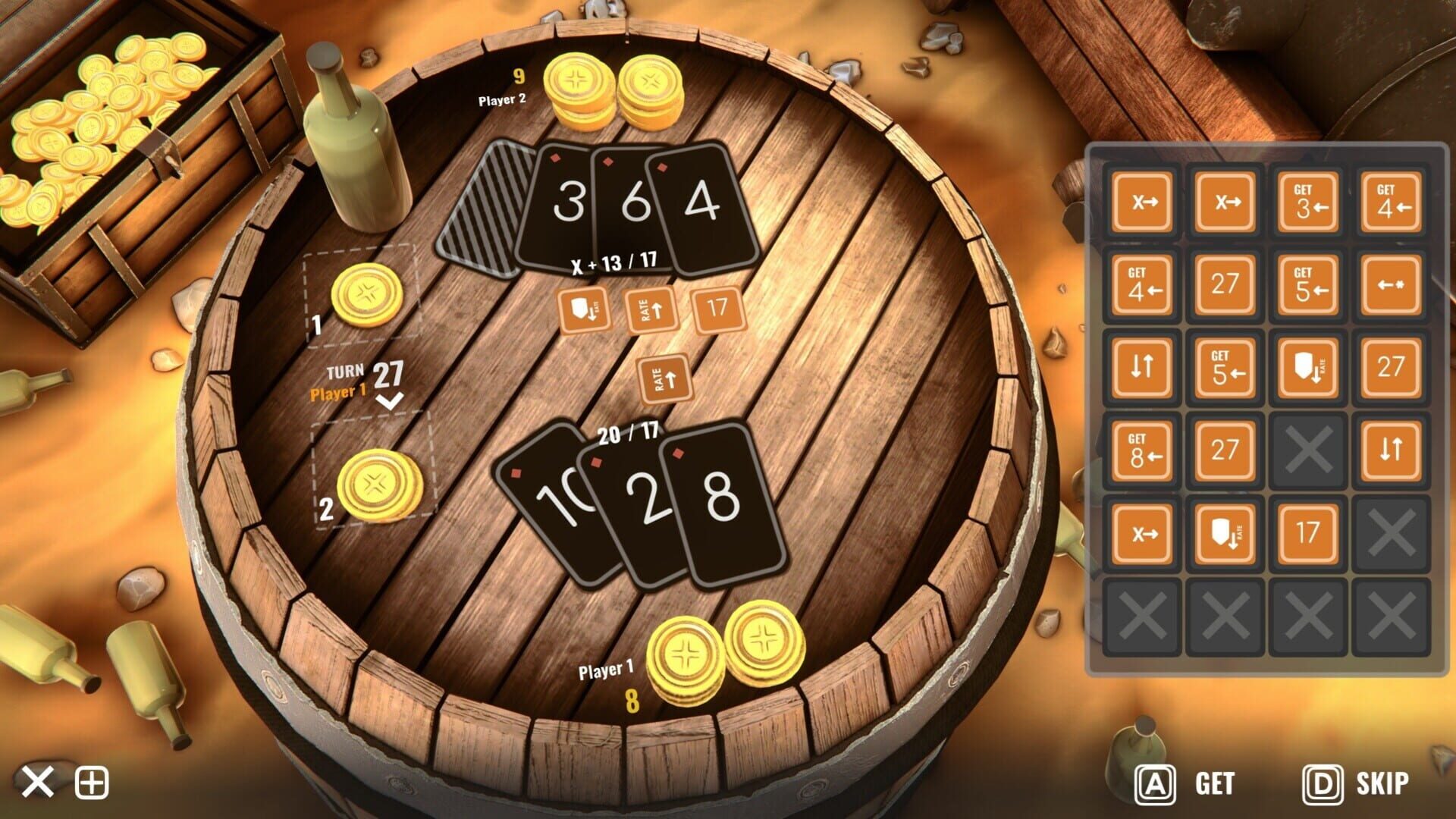 21Pirates Card Game - Screenshot