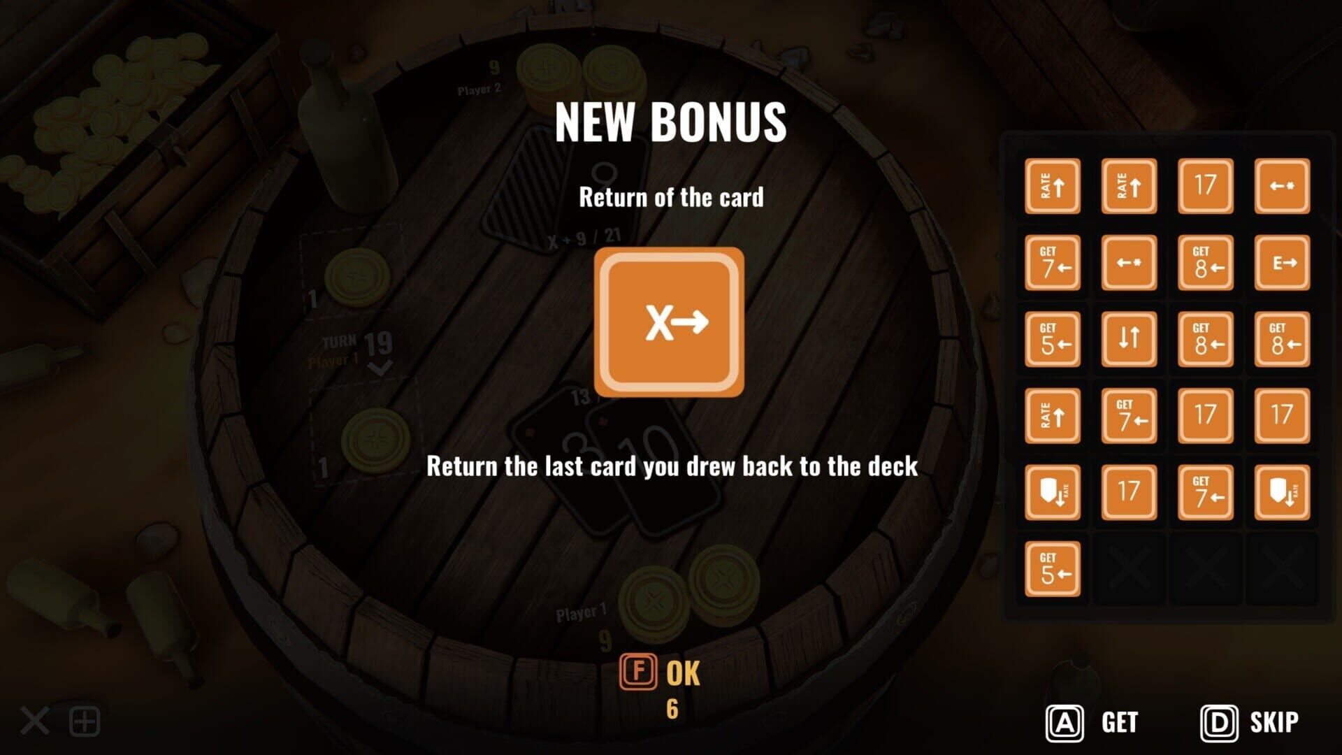 21Pirates Card Game - Screenshot