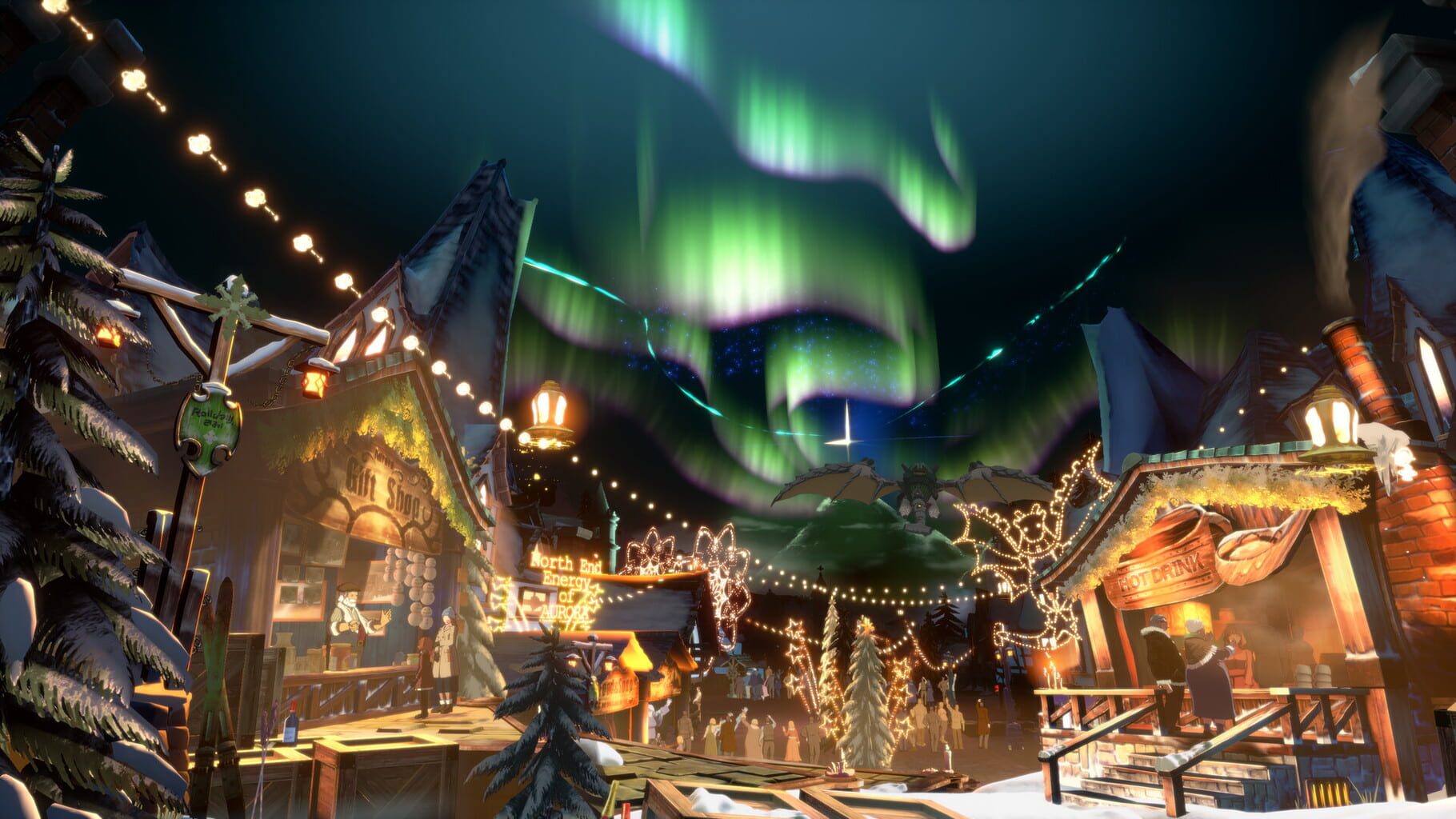 Captura de pantalla - Guilty Gear: Strive - Additional Battle Stage: Amber Fest with Kind Neighbors