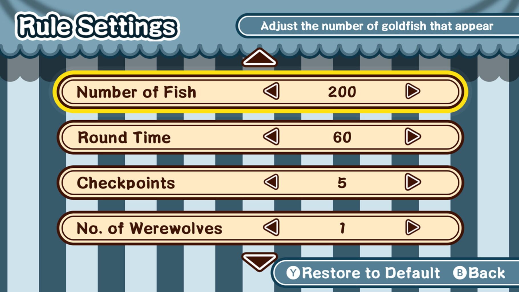 Werewolf Goldfish screenshot