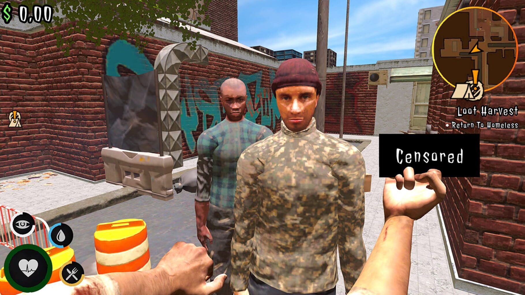 Urban Survival Simulator: The Bum's Journey screenshot