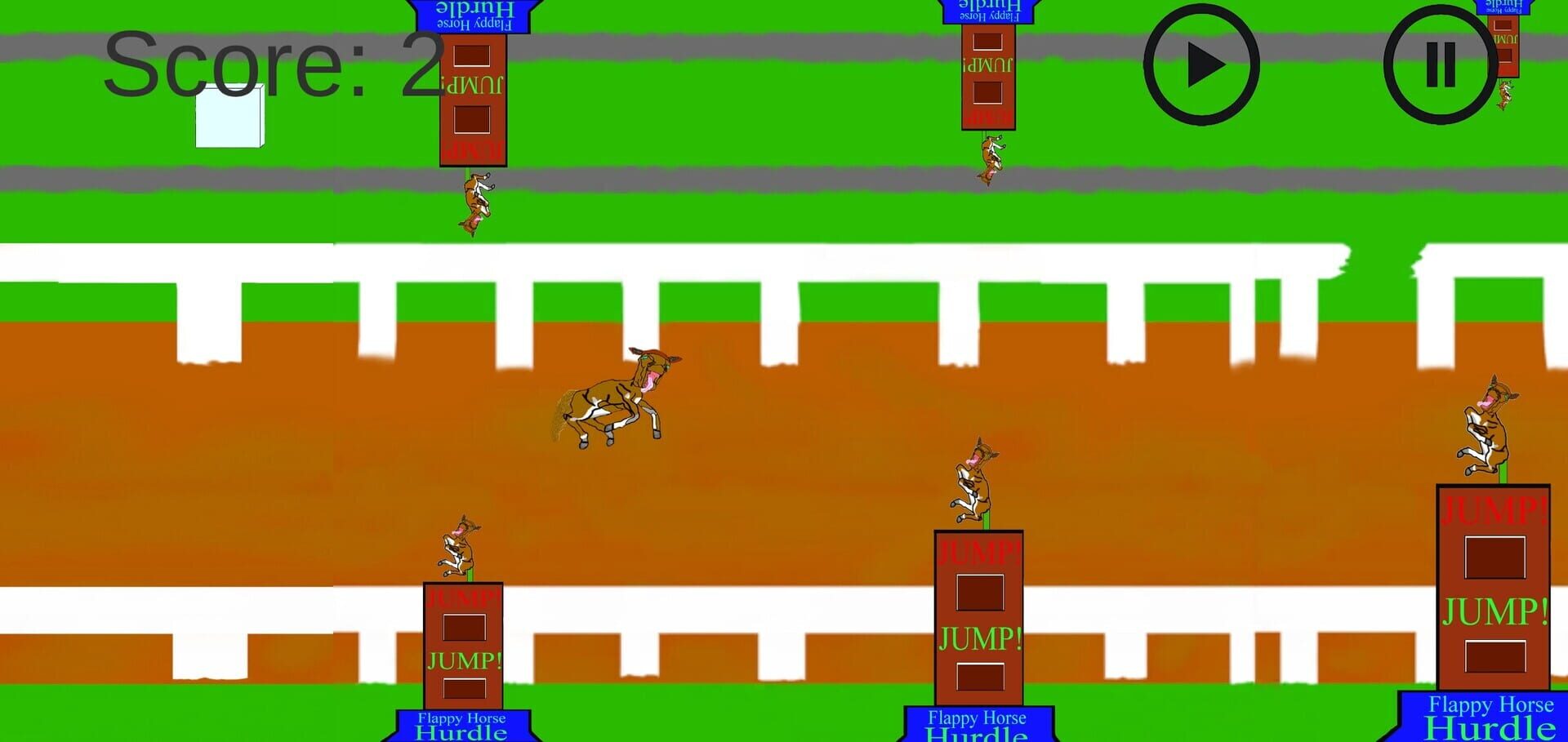Flappy Horse - Screenshot