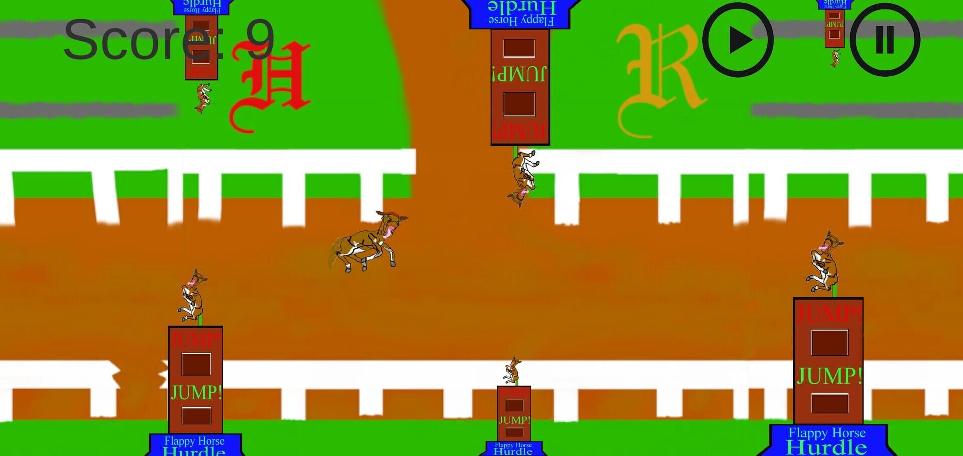 Flappy Horse - Screenshot