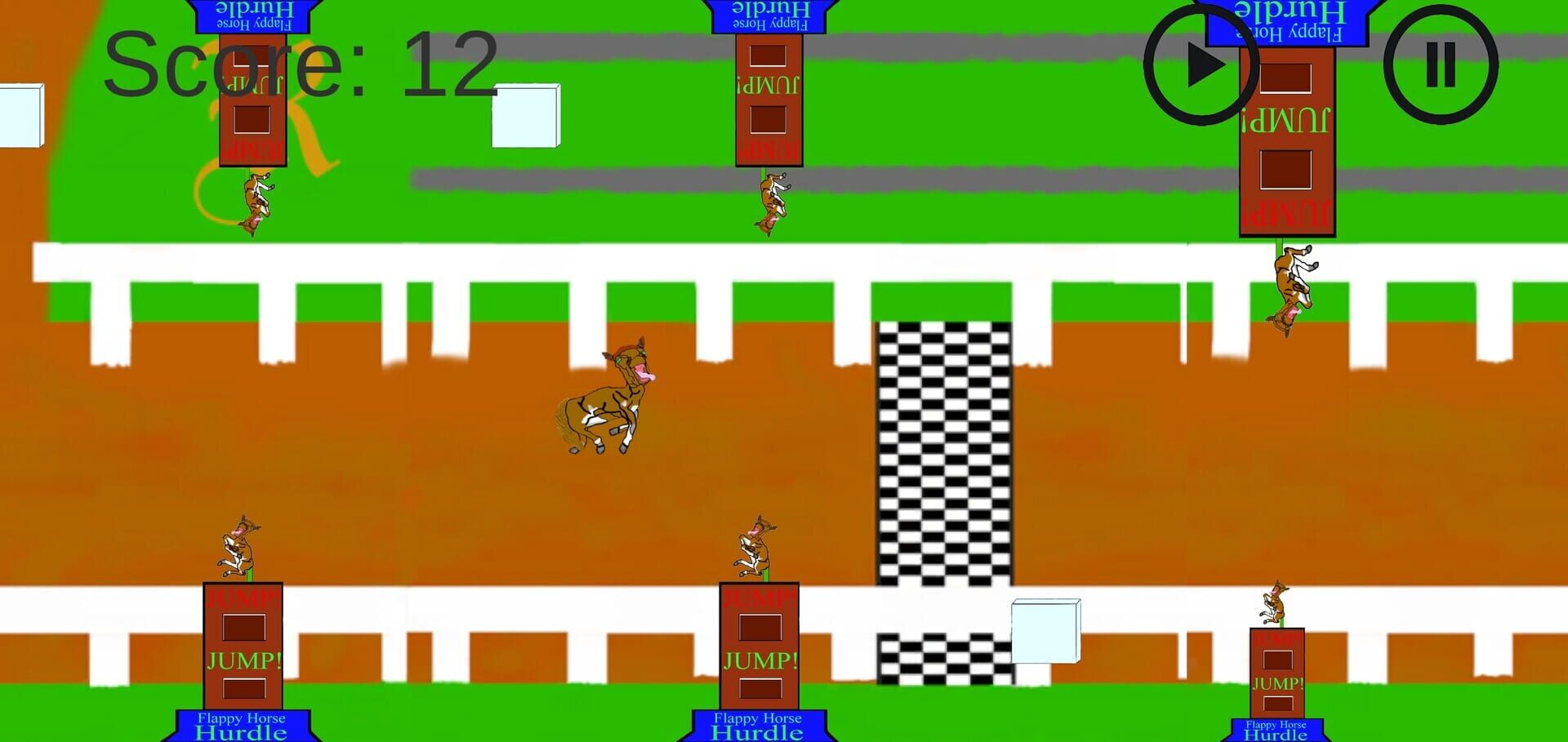 Flappy Horse - Screenshot