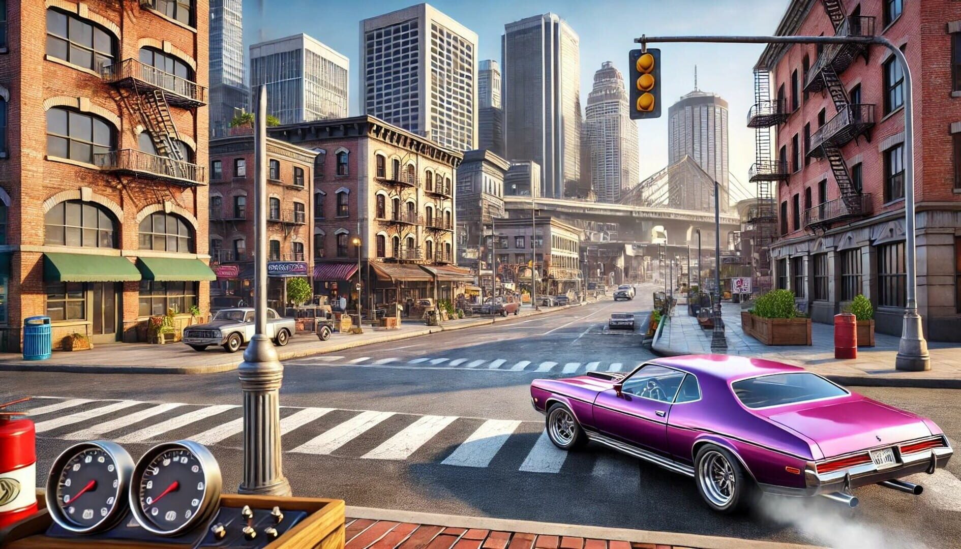 Park the Retro Car - Screenshot