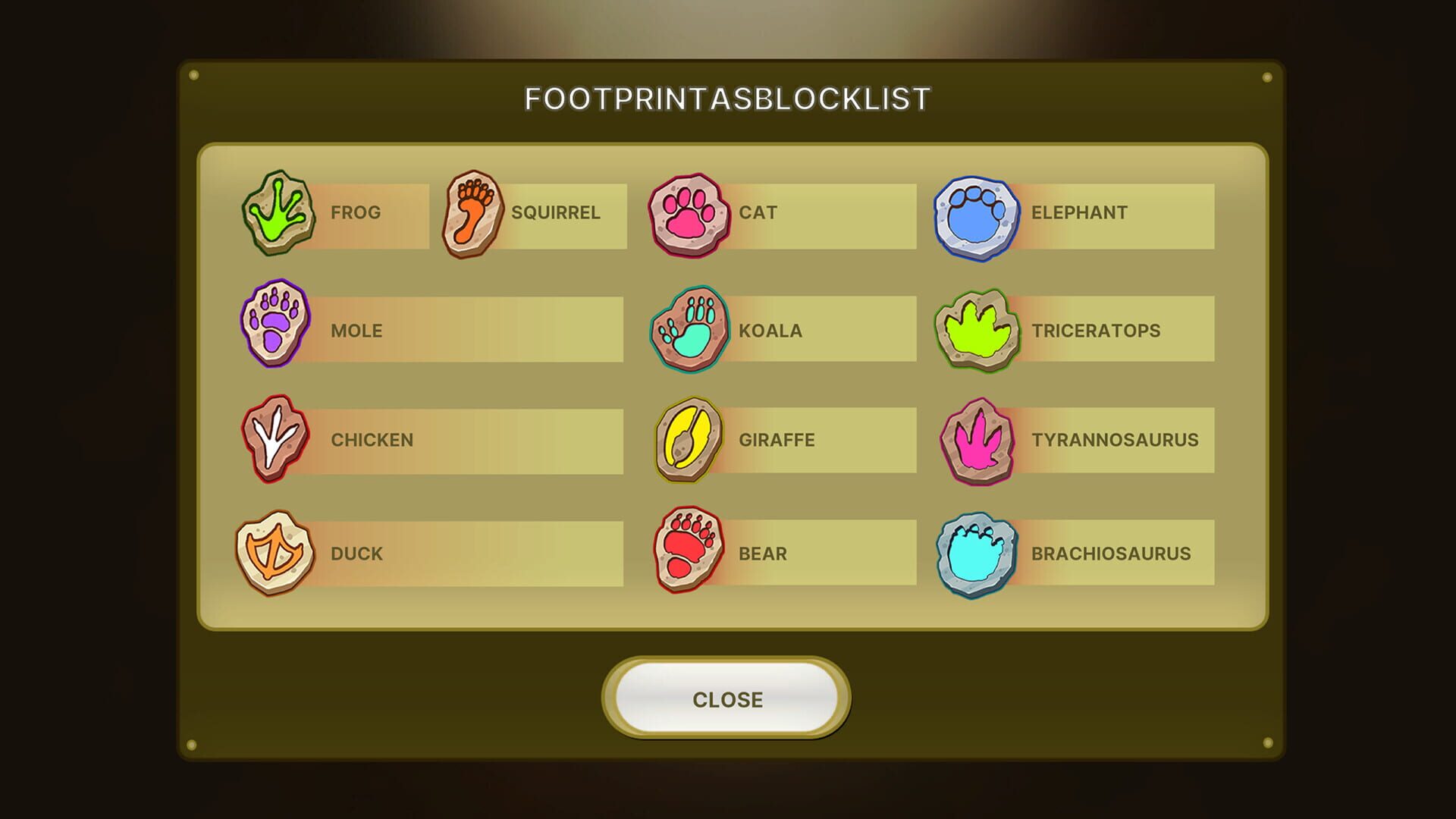 Footprints Combination - Screenshot