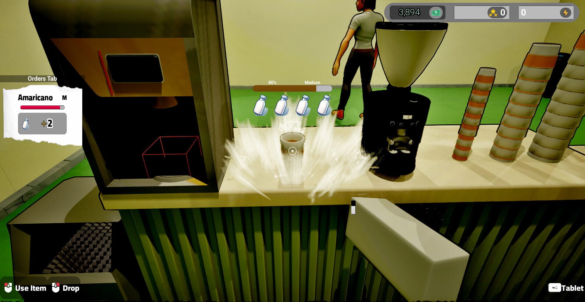 Clumsy Coffee Simulator - Screenshot