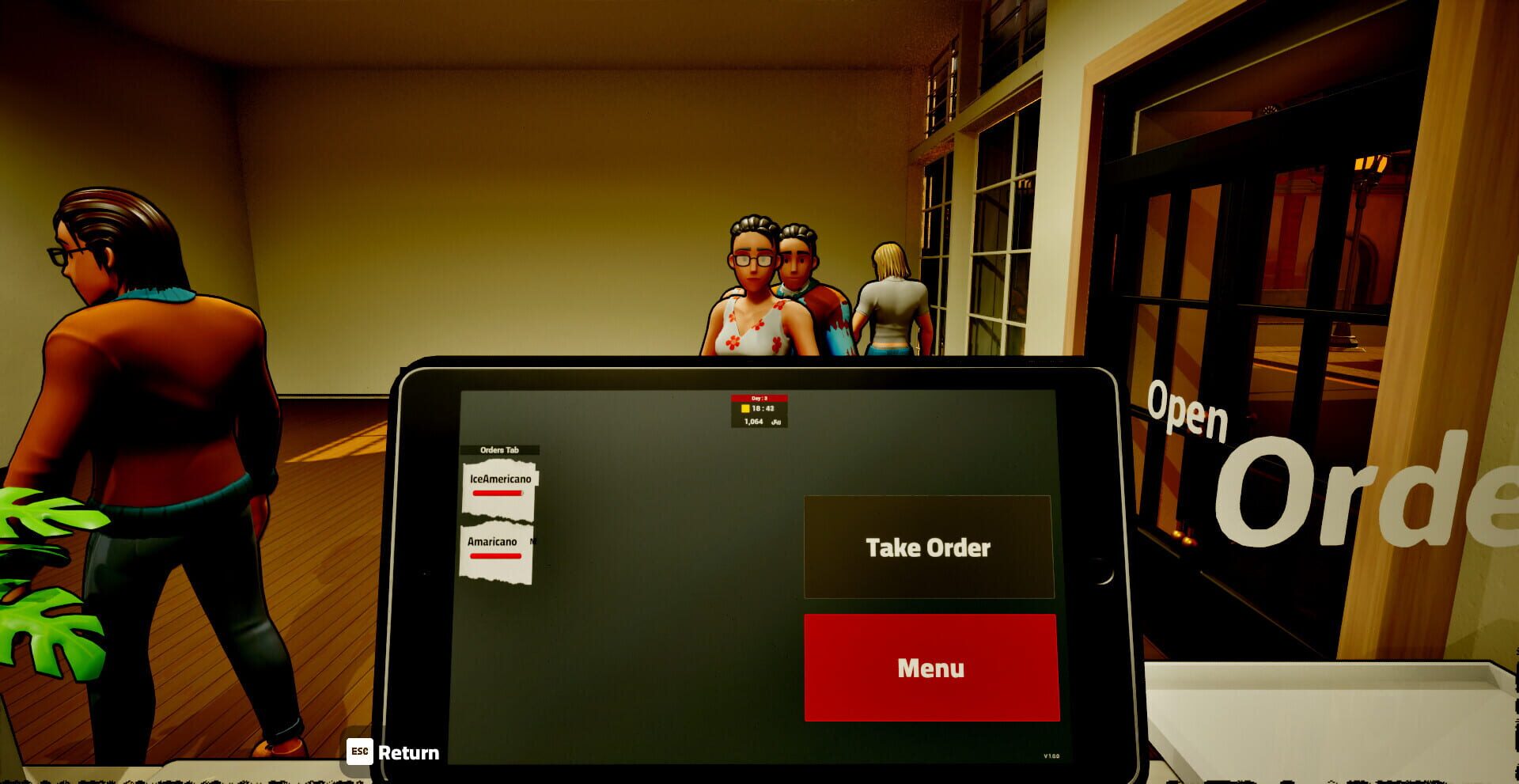Clumsy Coffee Simulator - Screenshot