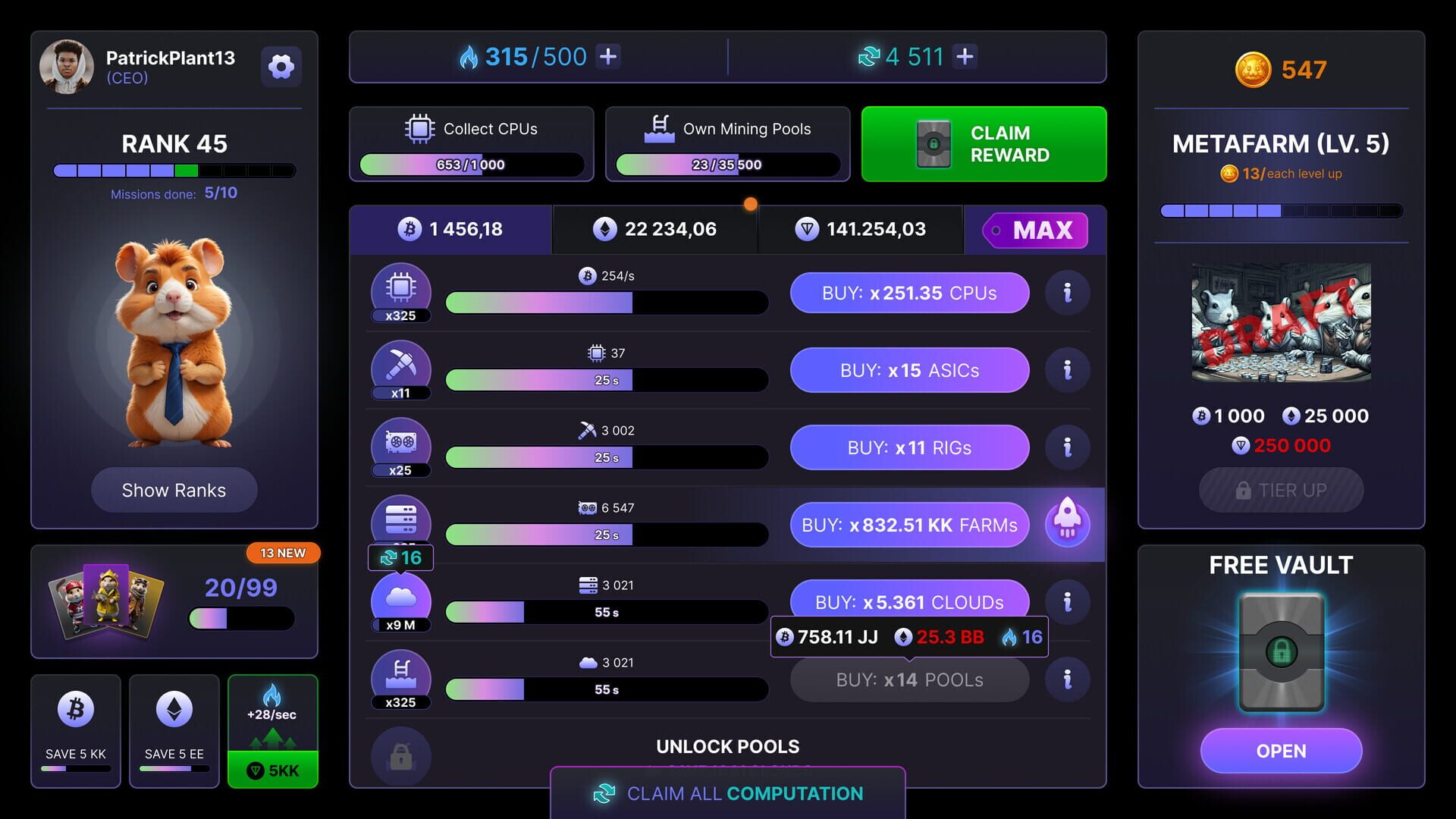 Kombat Hamster - Screenshot
