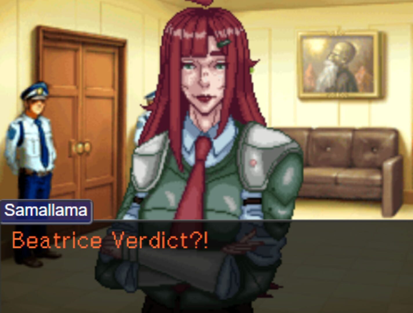 That time I got reincarnated as a fictional Defence Lawyer in an Ace Attorney fangame and had to defend myself against incredibly unfair odds. - Screenshot