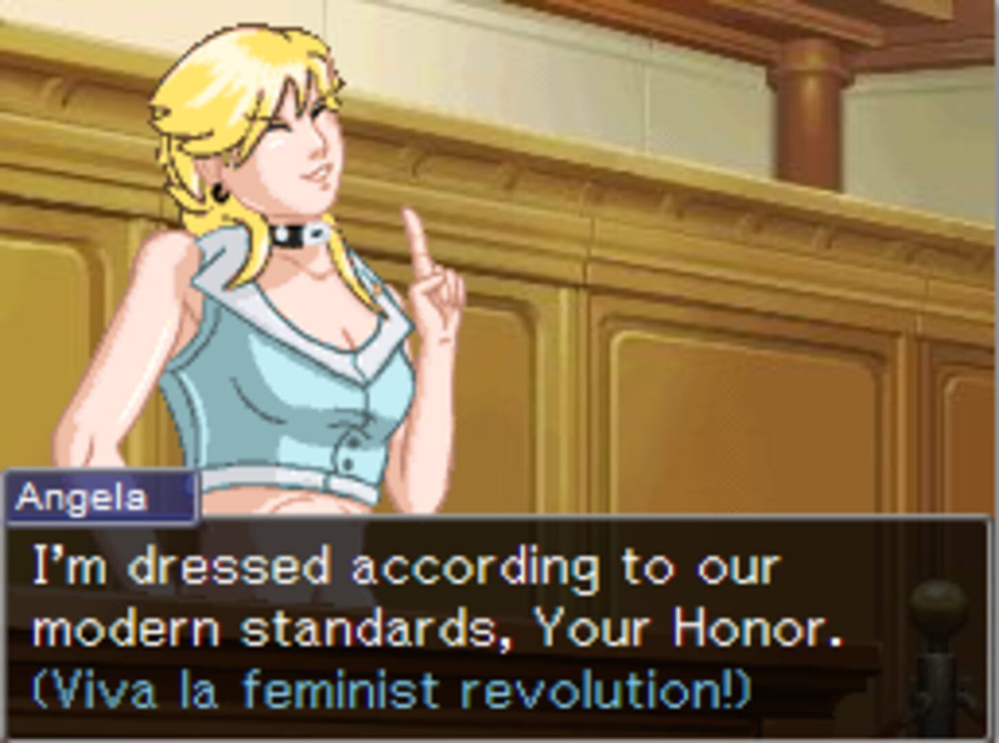 Angela Light: Ace Attorney - Screenshot