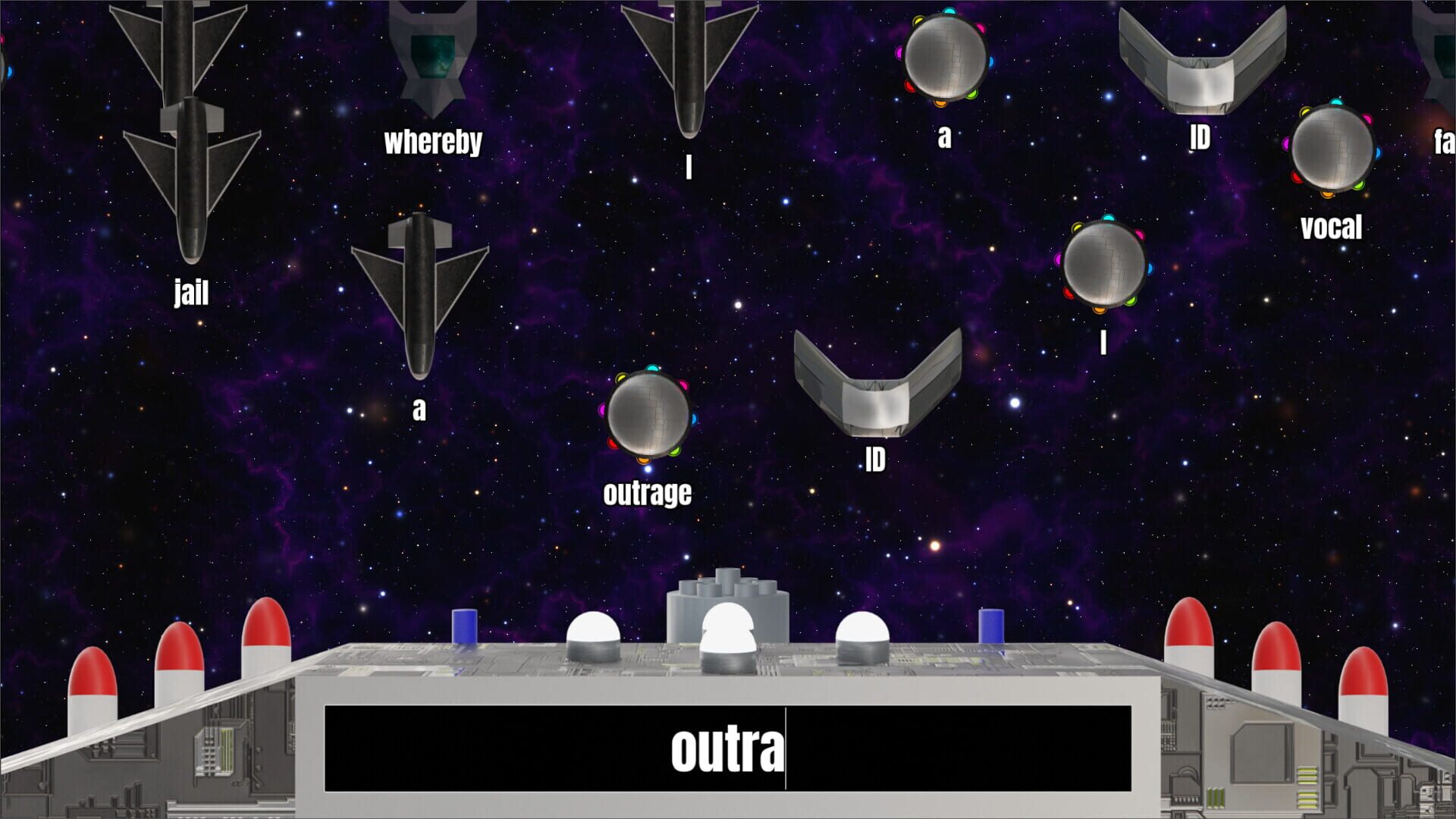 Type Galaxy - Screenshot