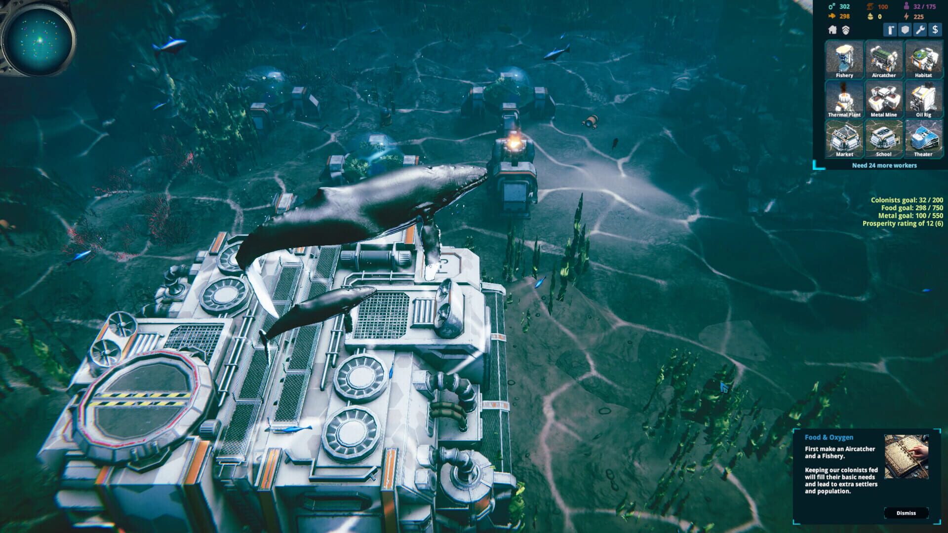 Seabed Settlers - Screenshot