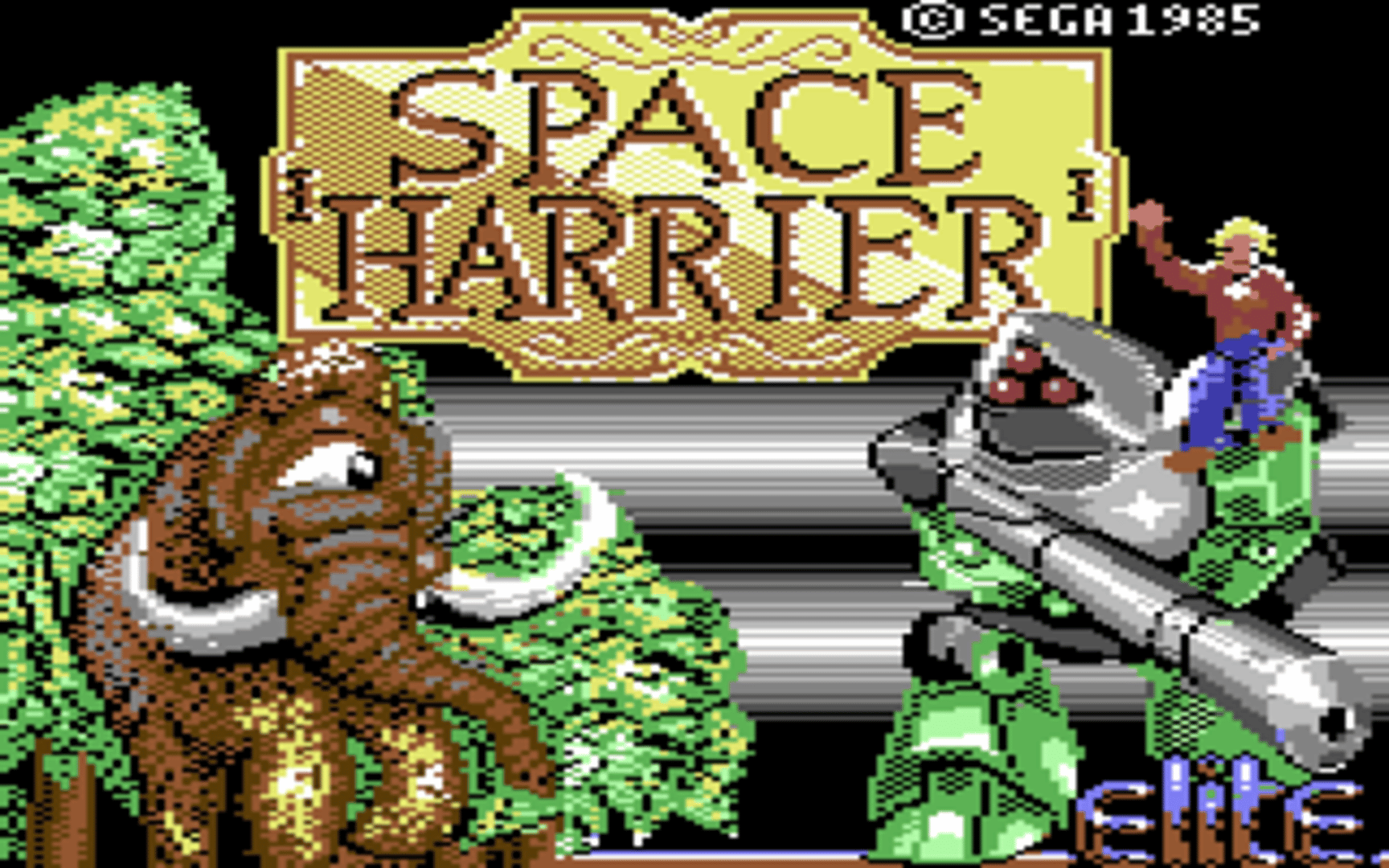 Space Harrier screenshot