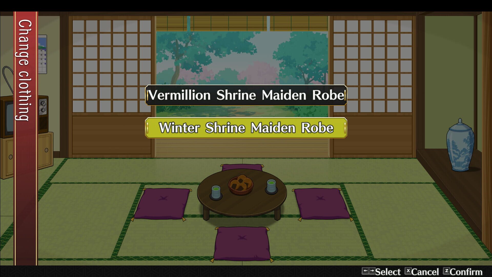 Touhou Genso Wanderer: Foresight - Reimu Hakurei Winter Costume - Screenshot