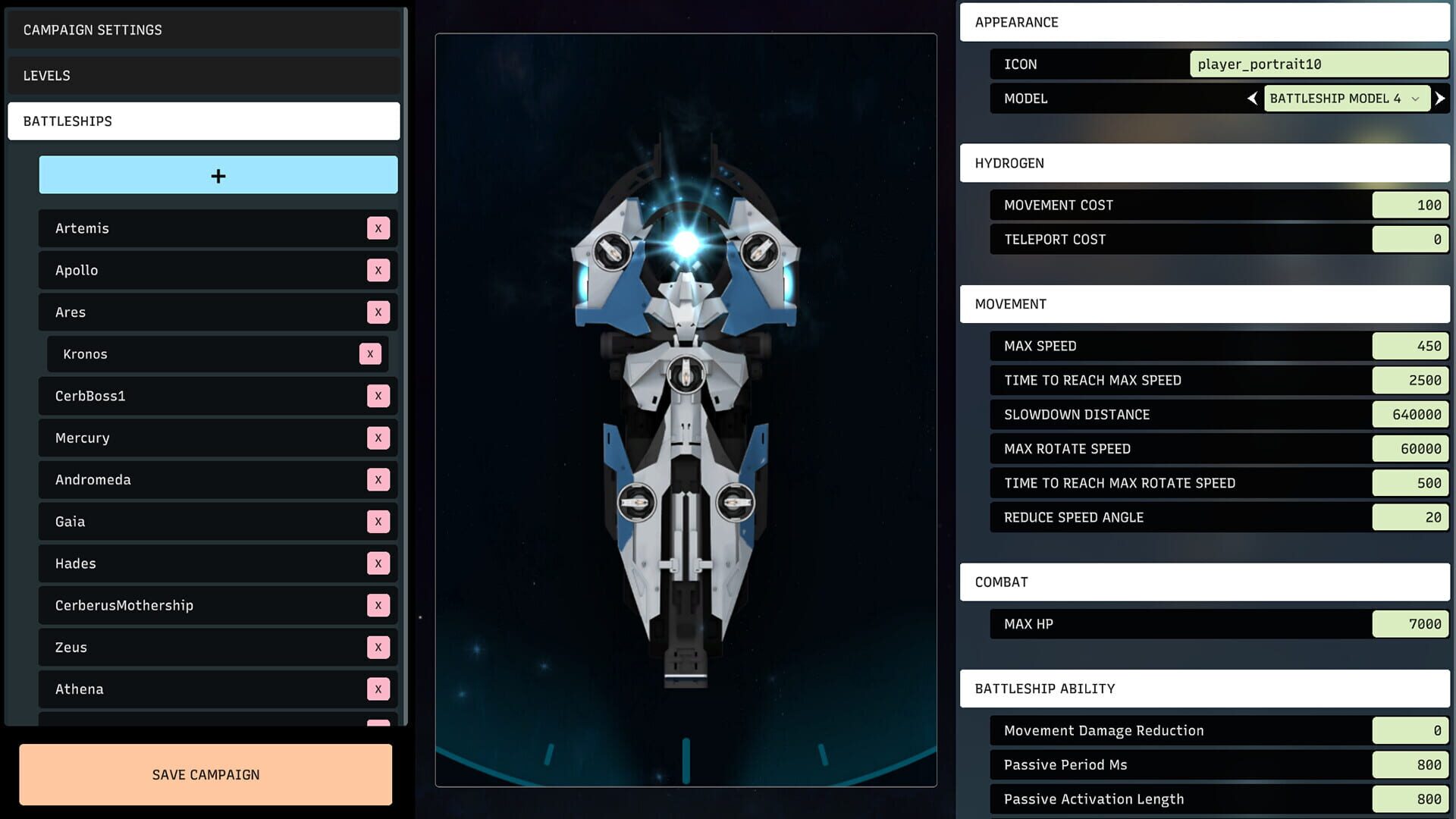 Battleship Athena - Screenshot