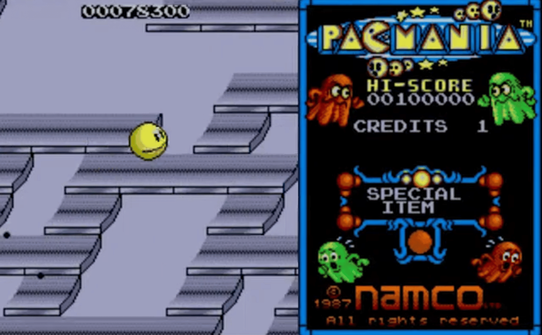 Pac-Mania screenshot