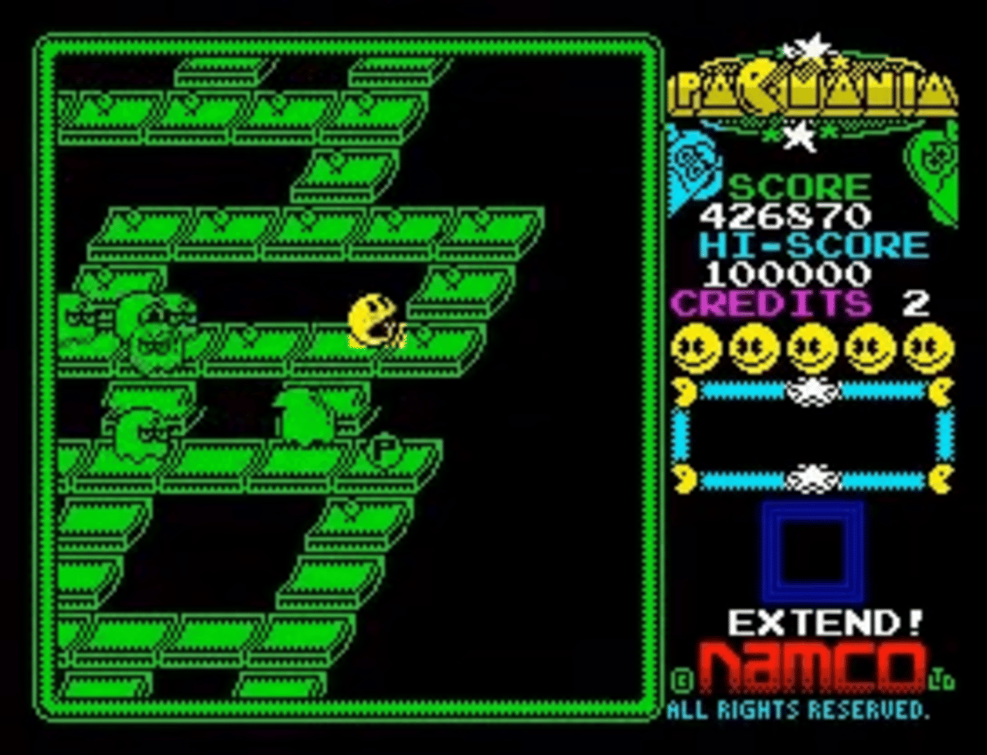 Pac-Mania screenshot