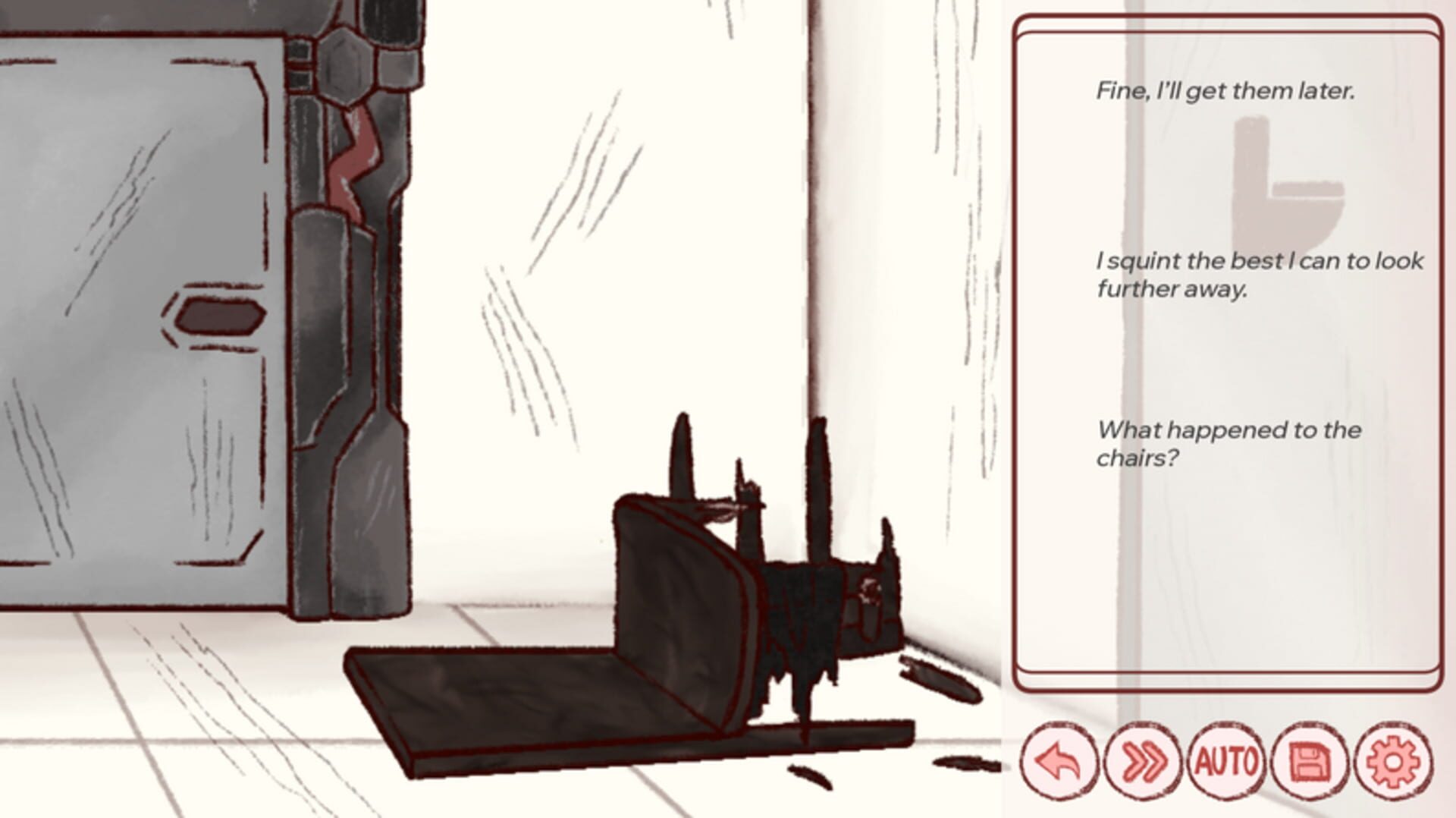 Exiting the White Room - Screenshot
