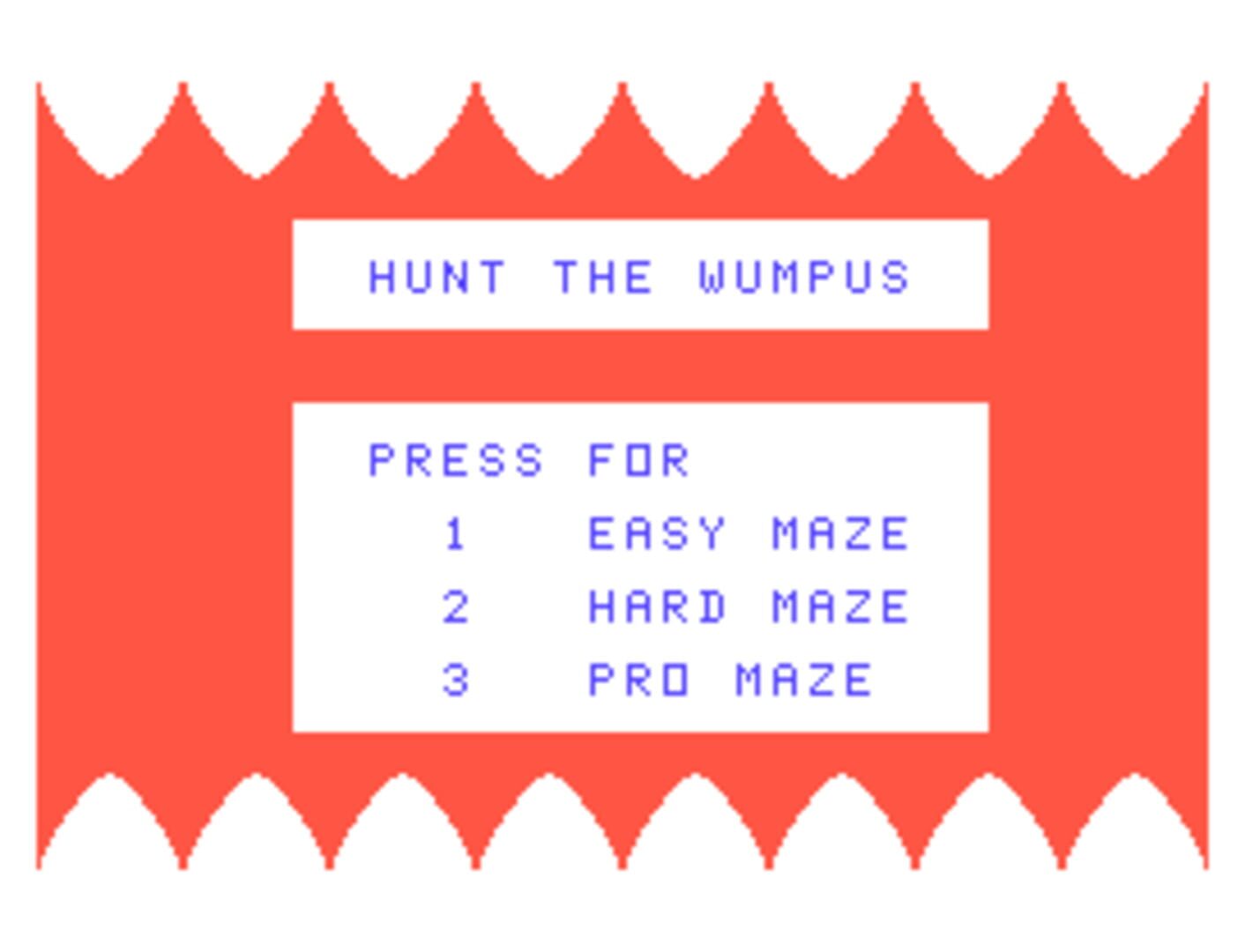 Hunt the Wumpus