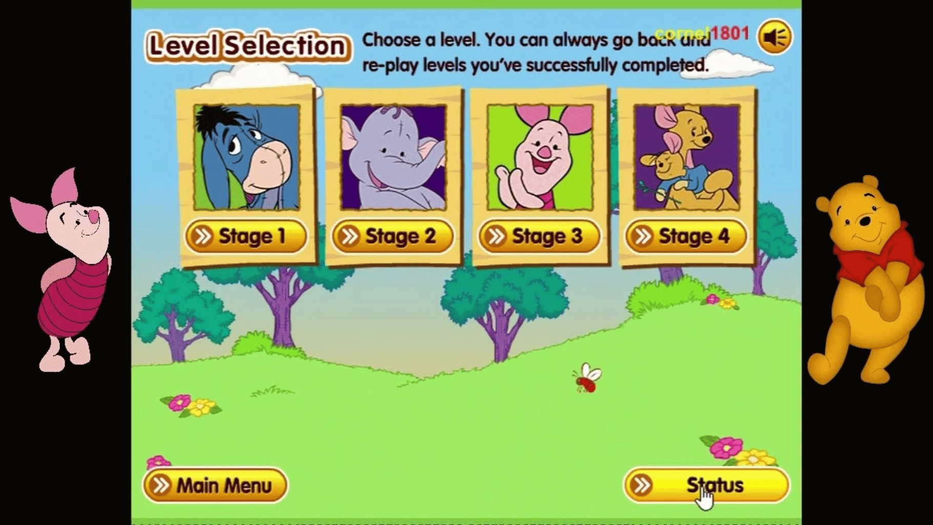 Winnie the Pooh's Home Run Derby! screenshot