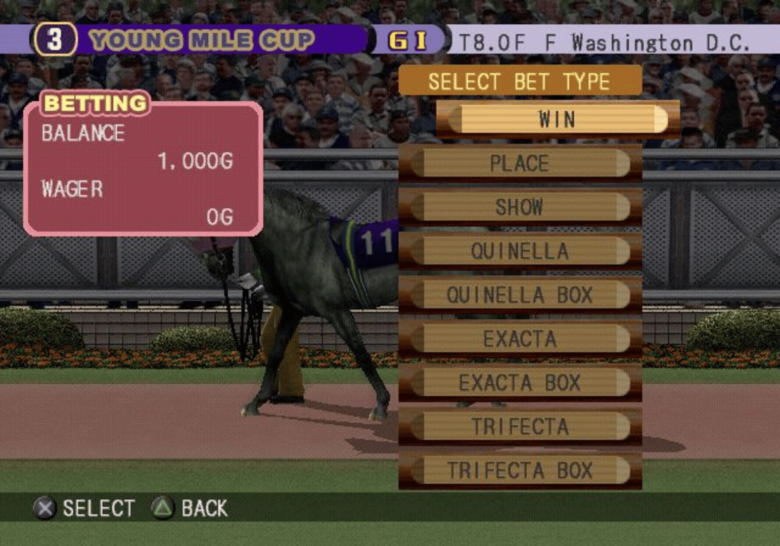 Gallop Racer 2003: A New Breed screenshot