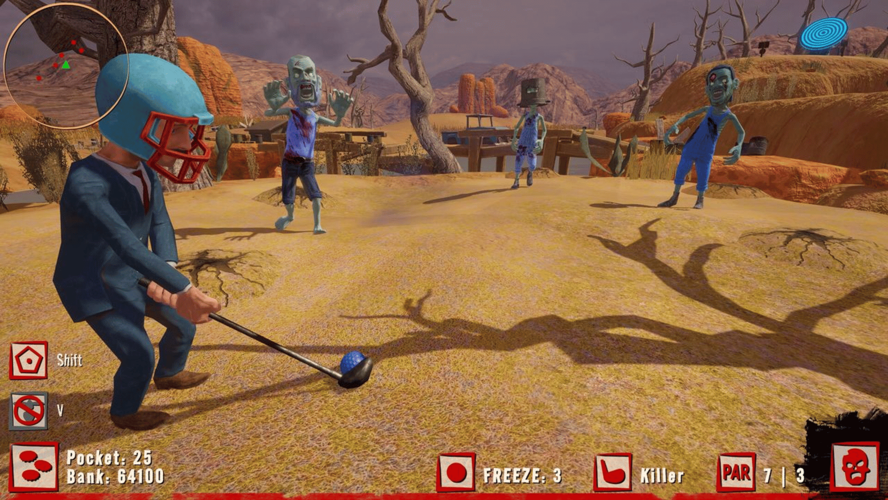 Golf vs. Zombies screenshot