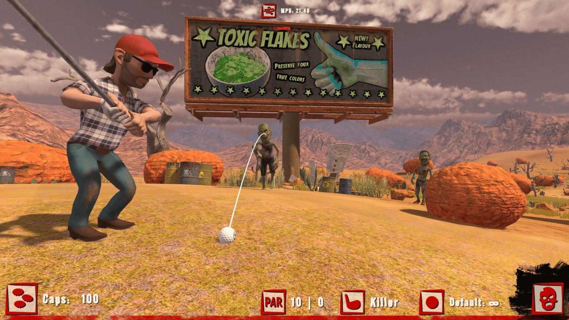 Golf vs. Zombies screenshot