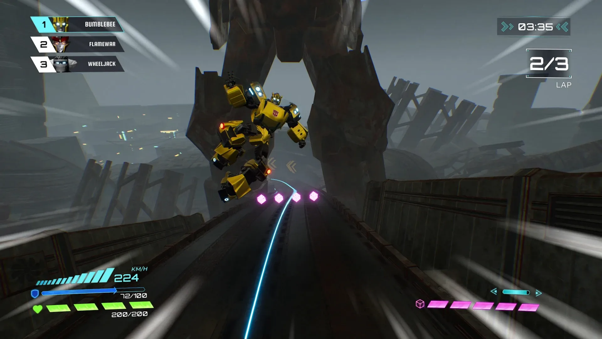 Captura de pantalla - Transformers: Galactic Trials