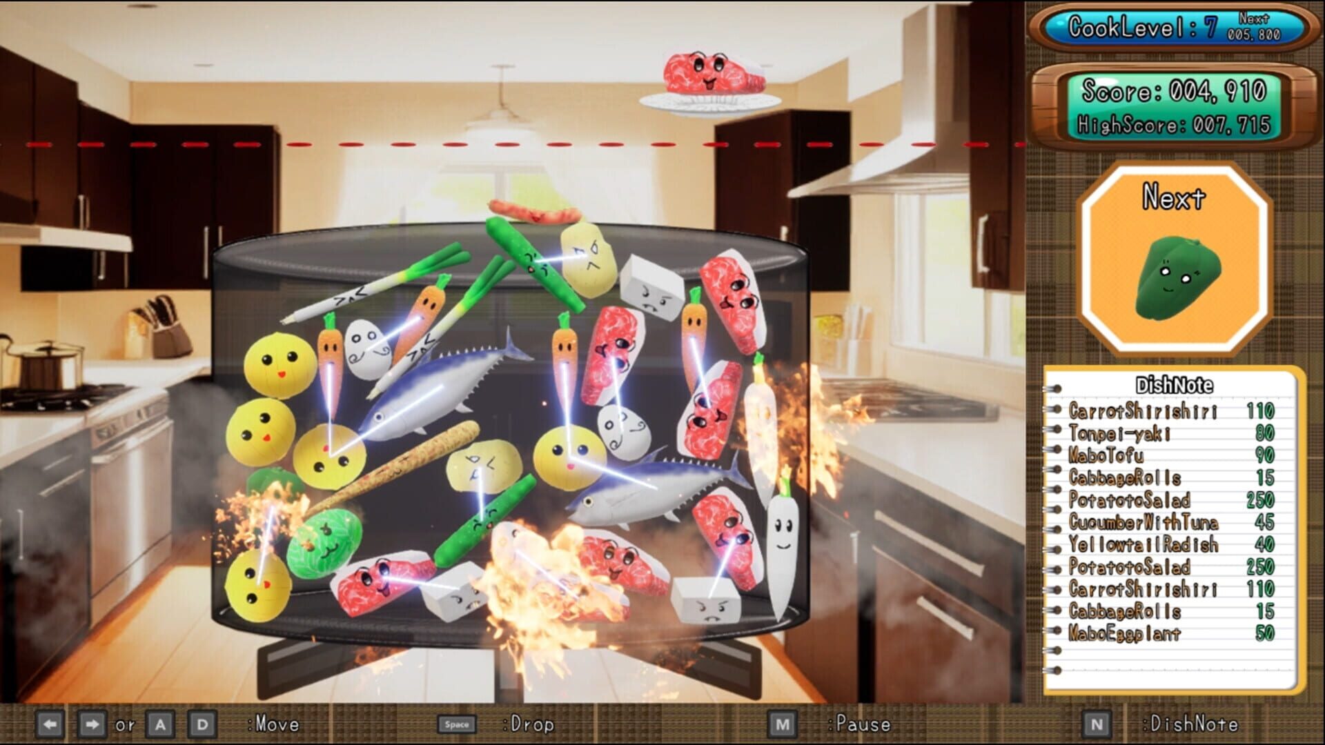 Drop Cooking - Screenshot