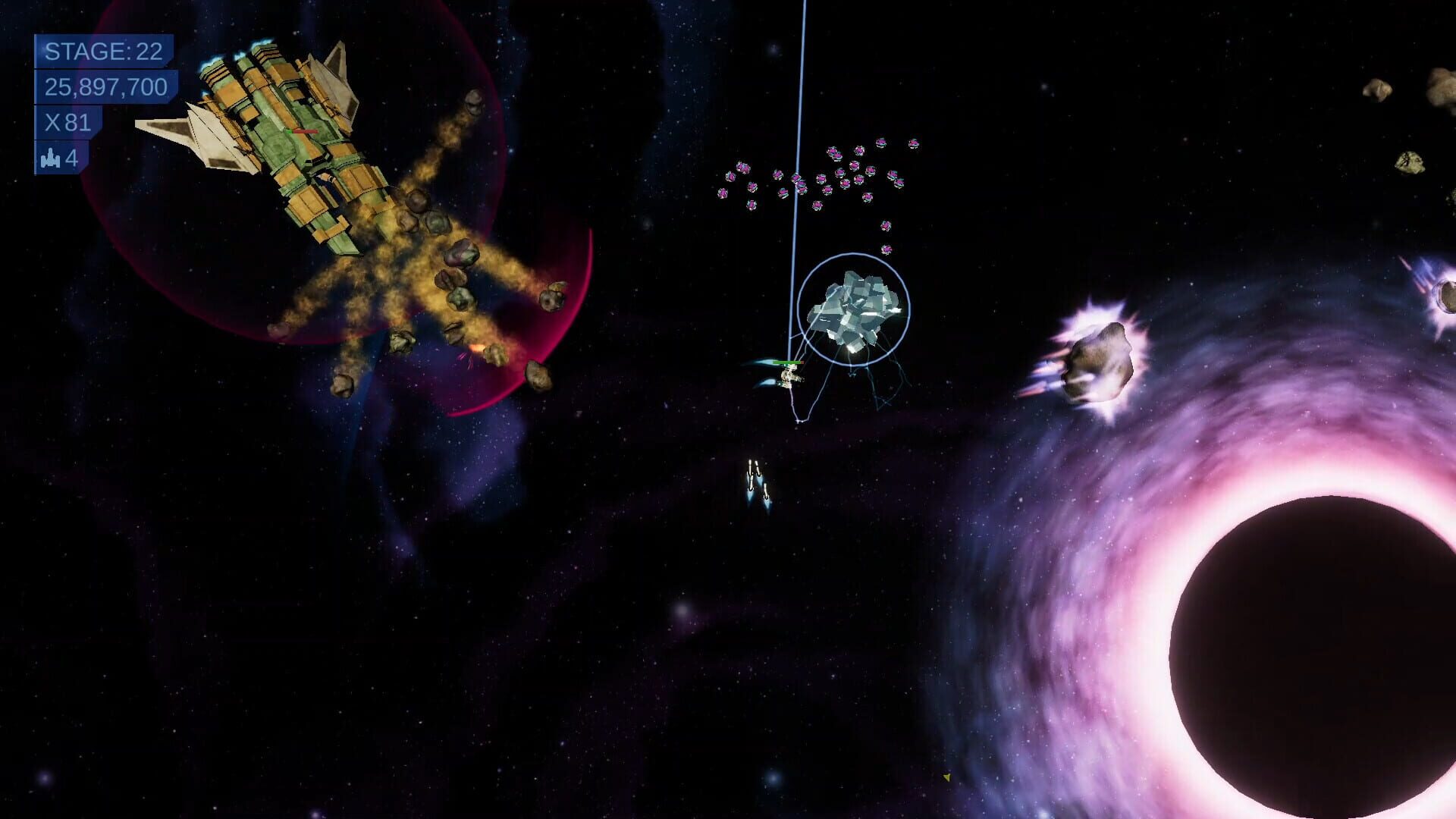 Black Hole Survivor - Screenshot