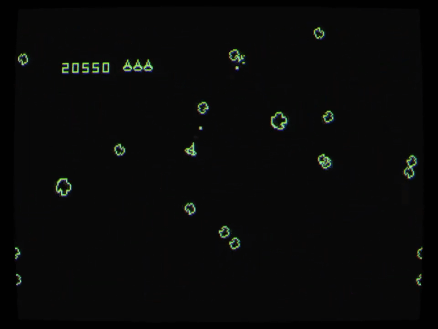 Asteroids Deluxe screenshot