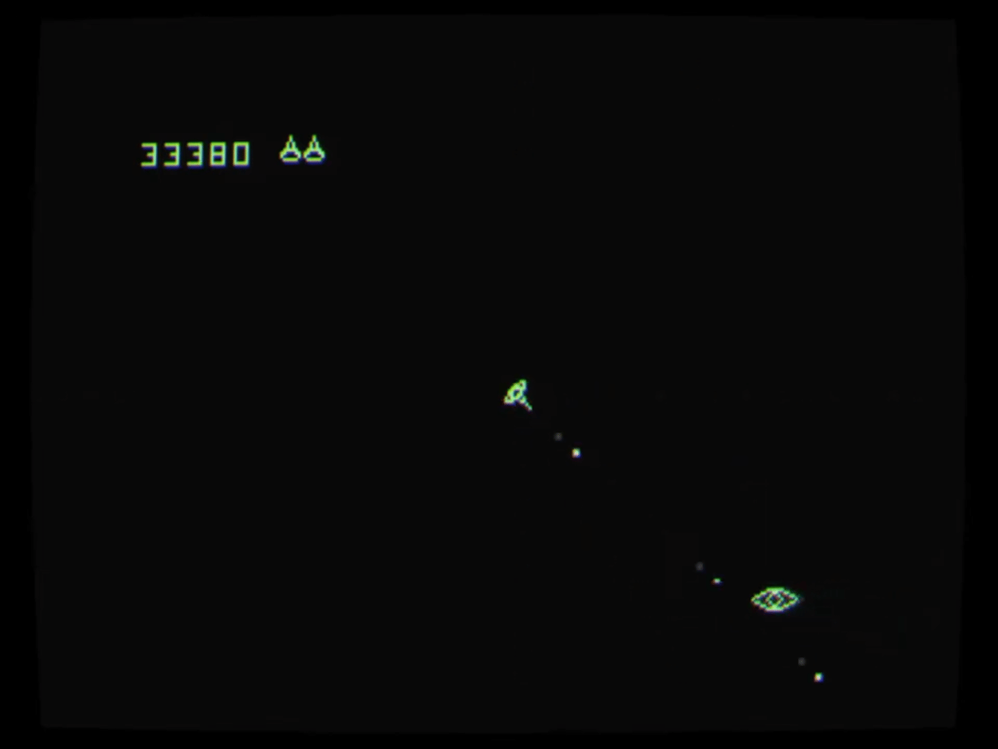 Asteroids Deluxe screenshot