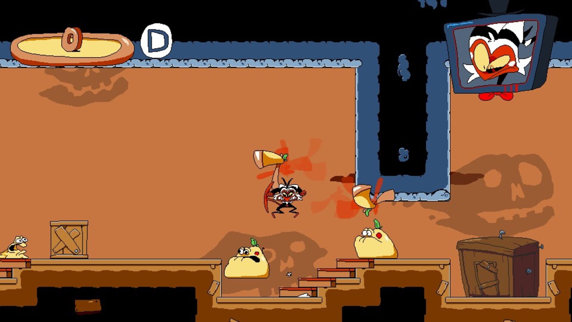 One Helluva Reskin for Pizza Tower - Screenshot