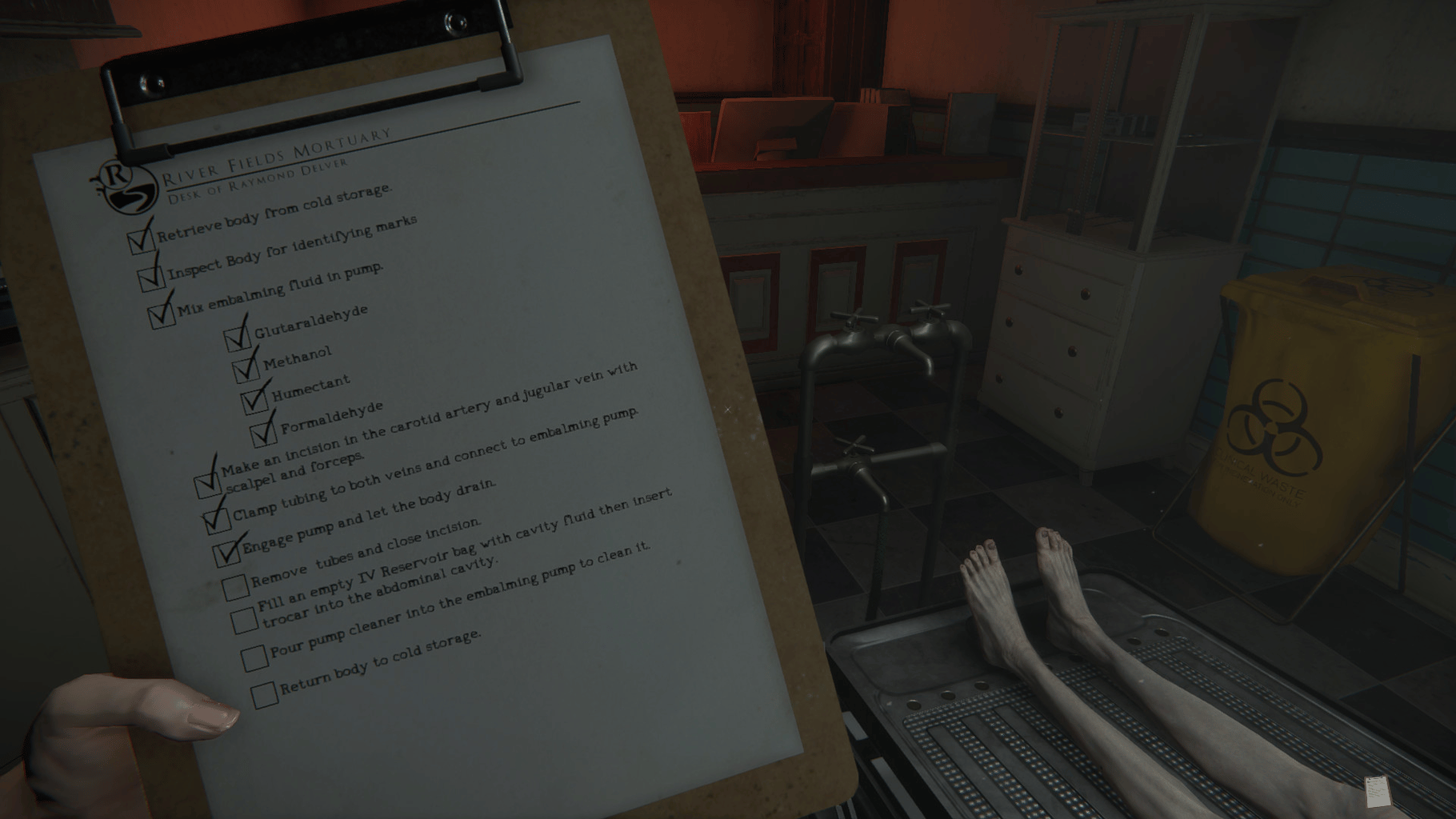 The Mortuary Assistant: Definitive Edition screenshot