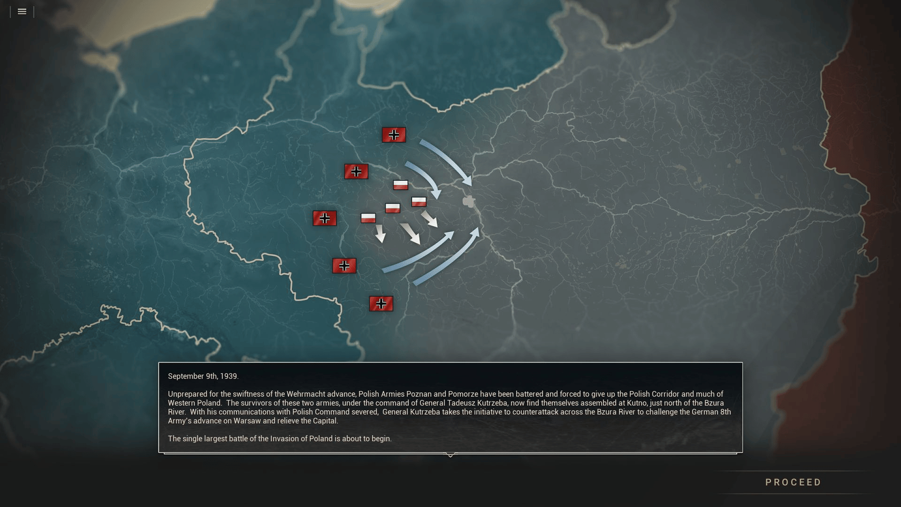 Panzer Corps 2: War Stories - Fall of Poland screenshot