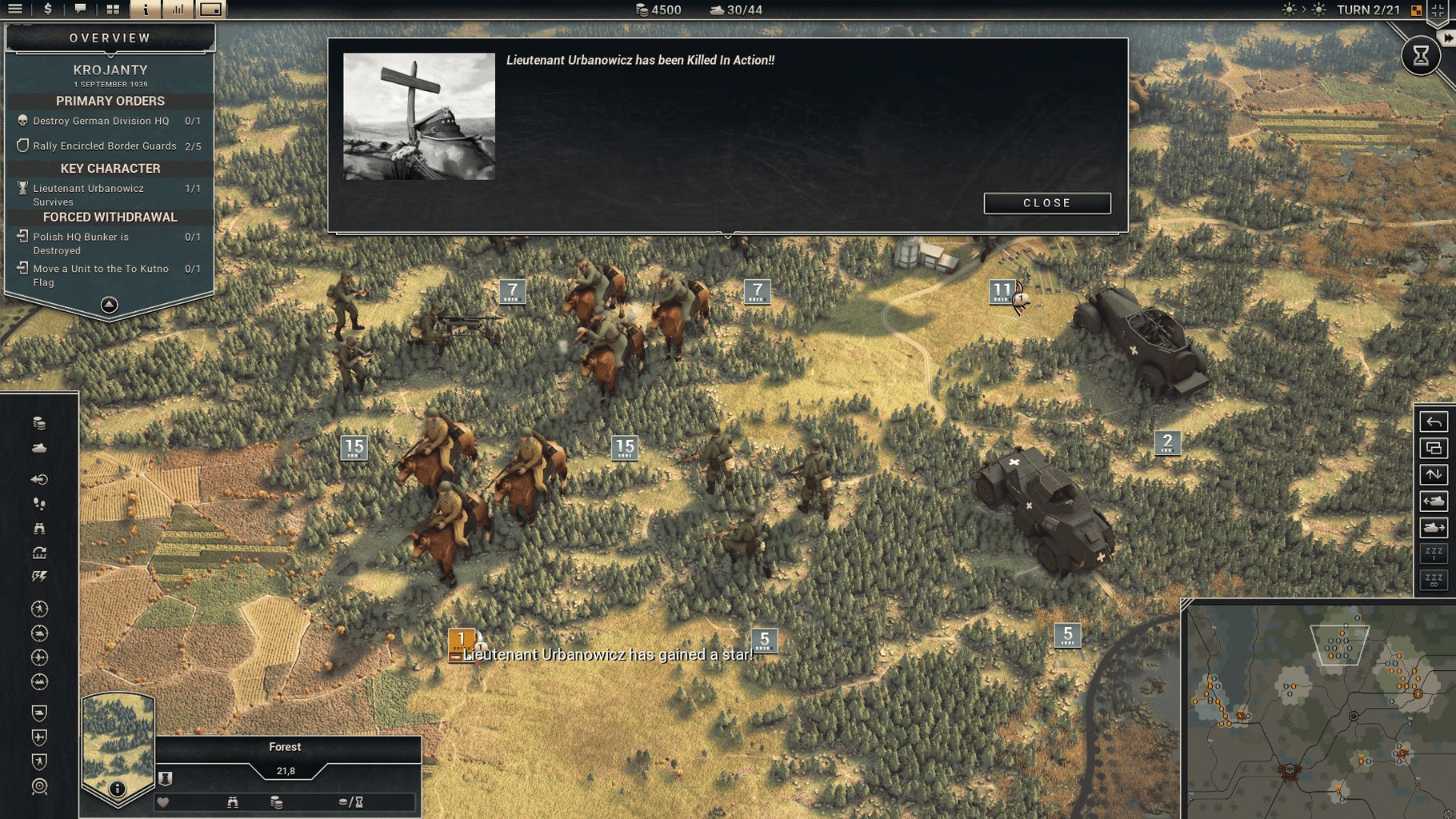 Panzer Corps 2: War Stories - Fall of Poland screenshot