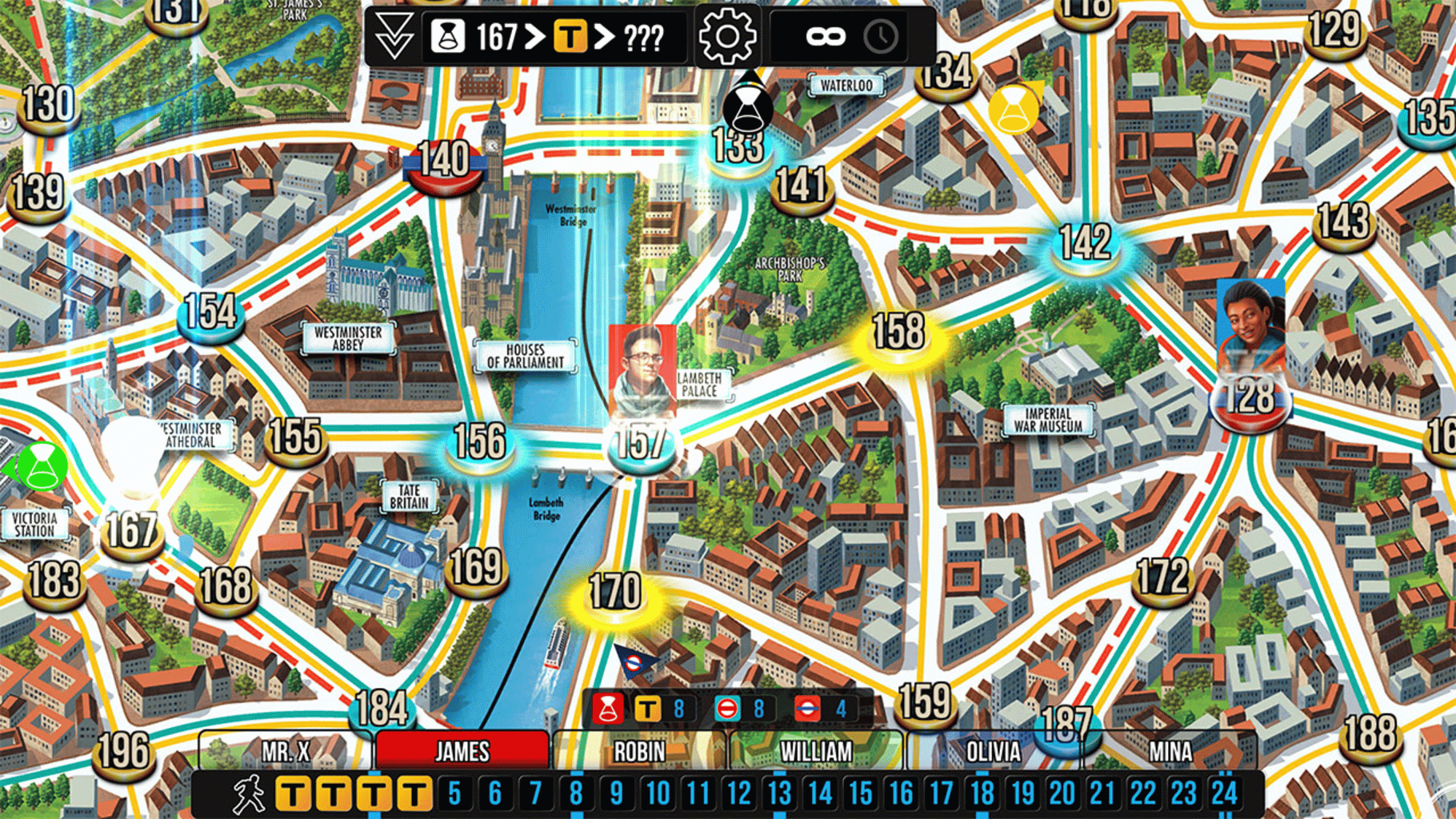 Scotland Yard: Hunting Mister X screenshot