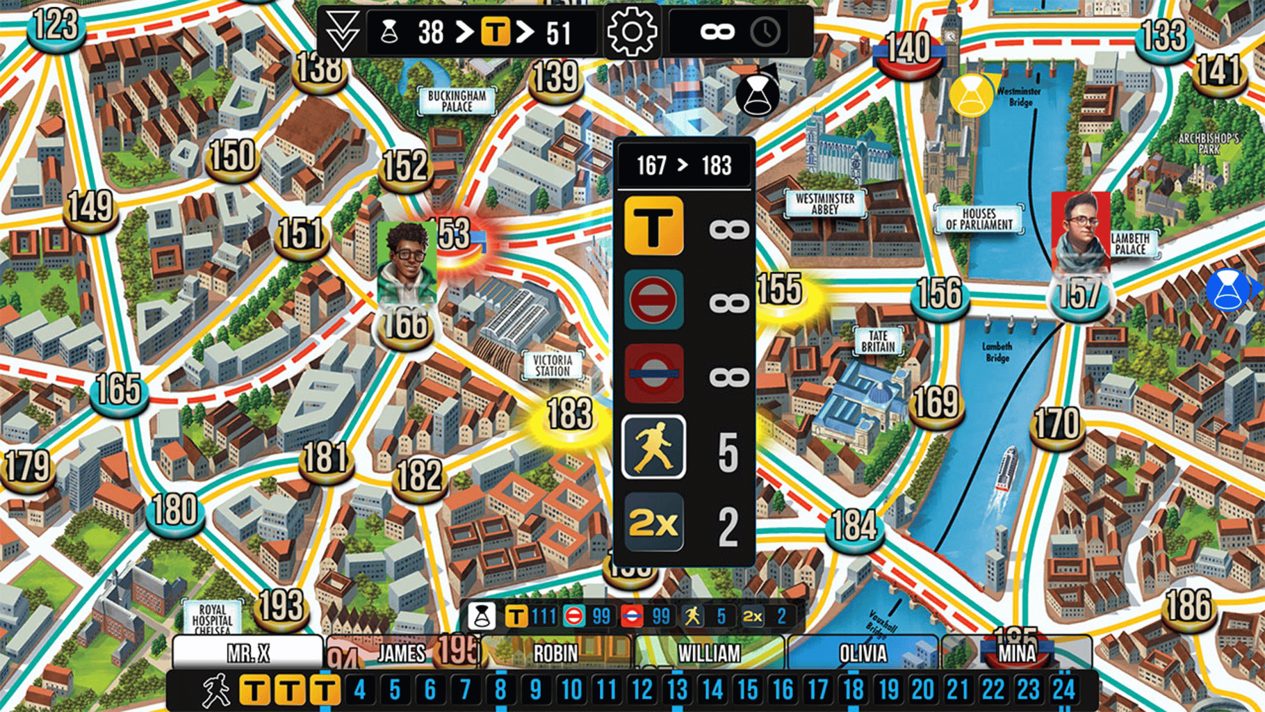 Scotland Yard: Hunting Mister X screenshot