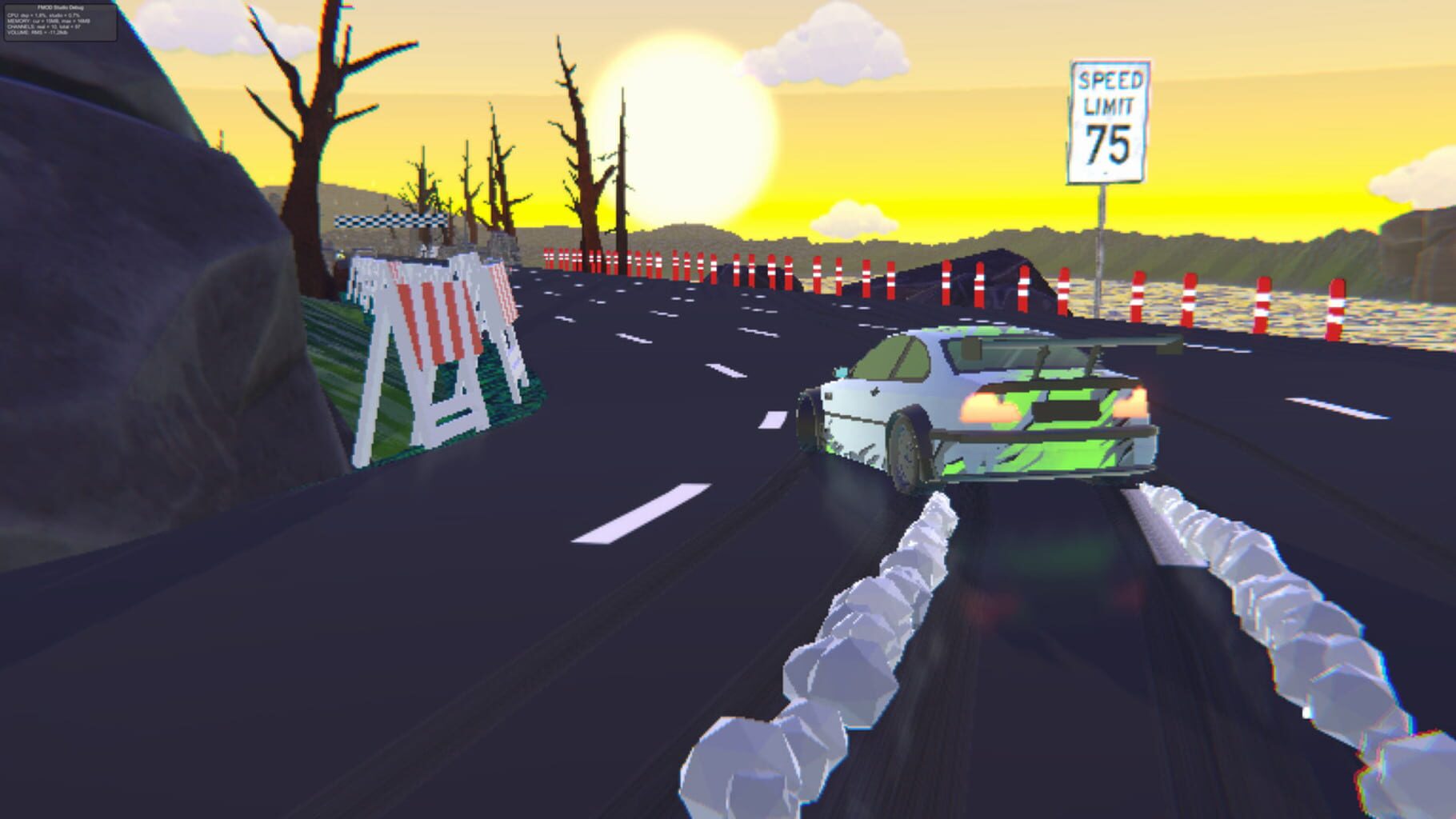 Pixel Retro Drift: Arcade Car Racing screenshot