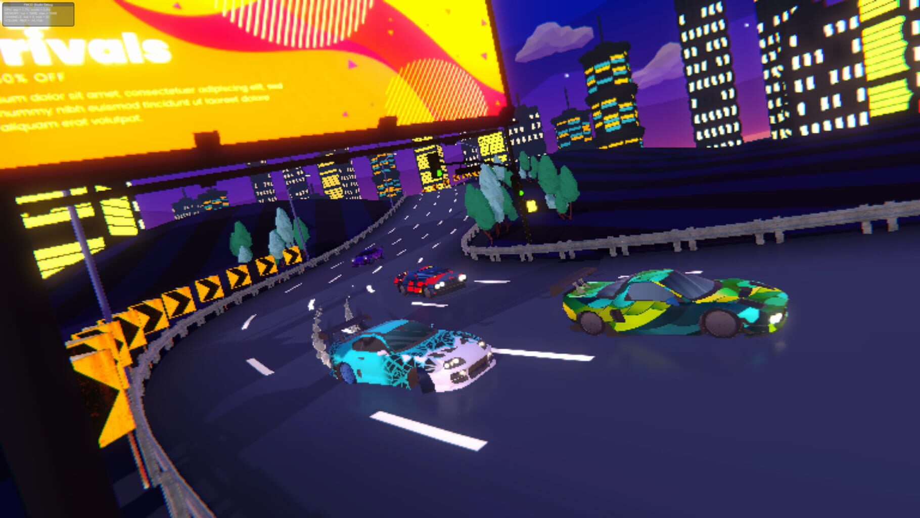 Pixel Retro Drift: Arcade Car Racing screenshot