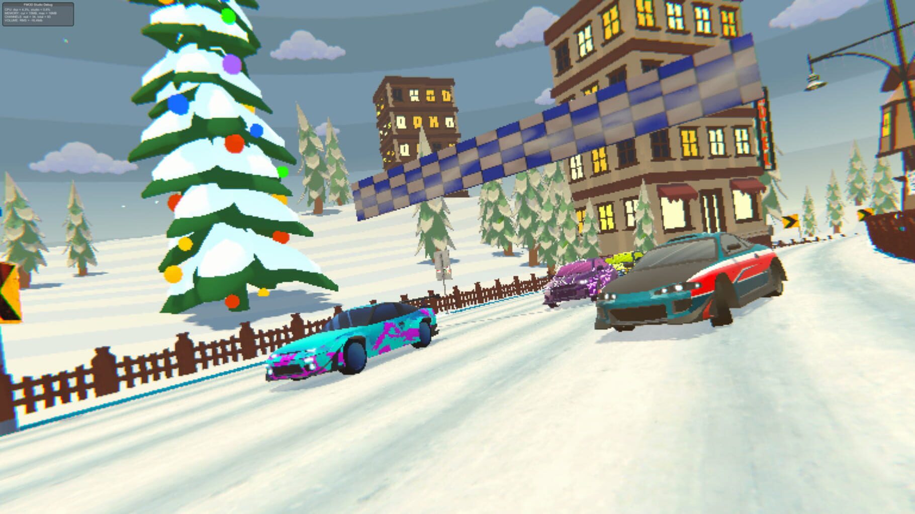 Pixel Retro Drift: Arcade Car Racing screenshot