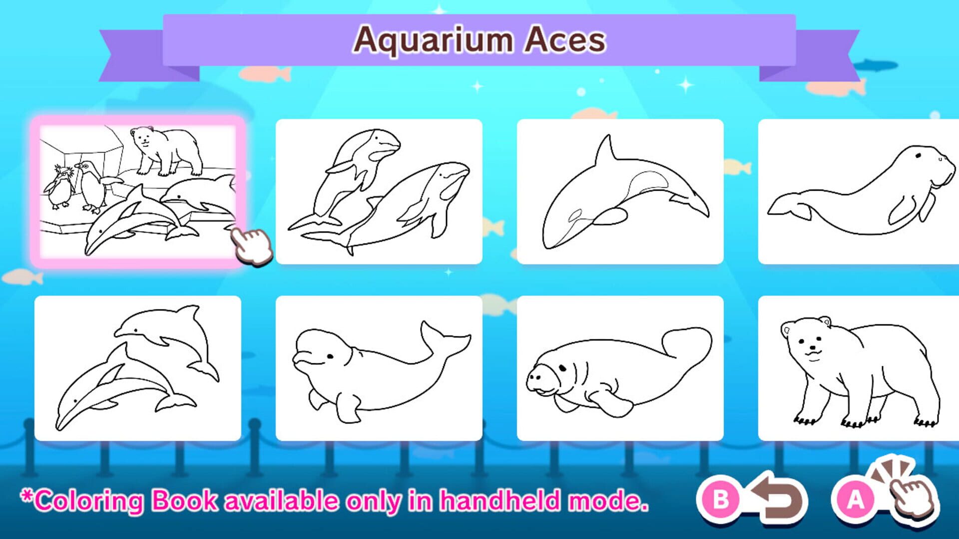 Coloring Book Series: Aquarium - Screenshot
