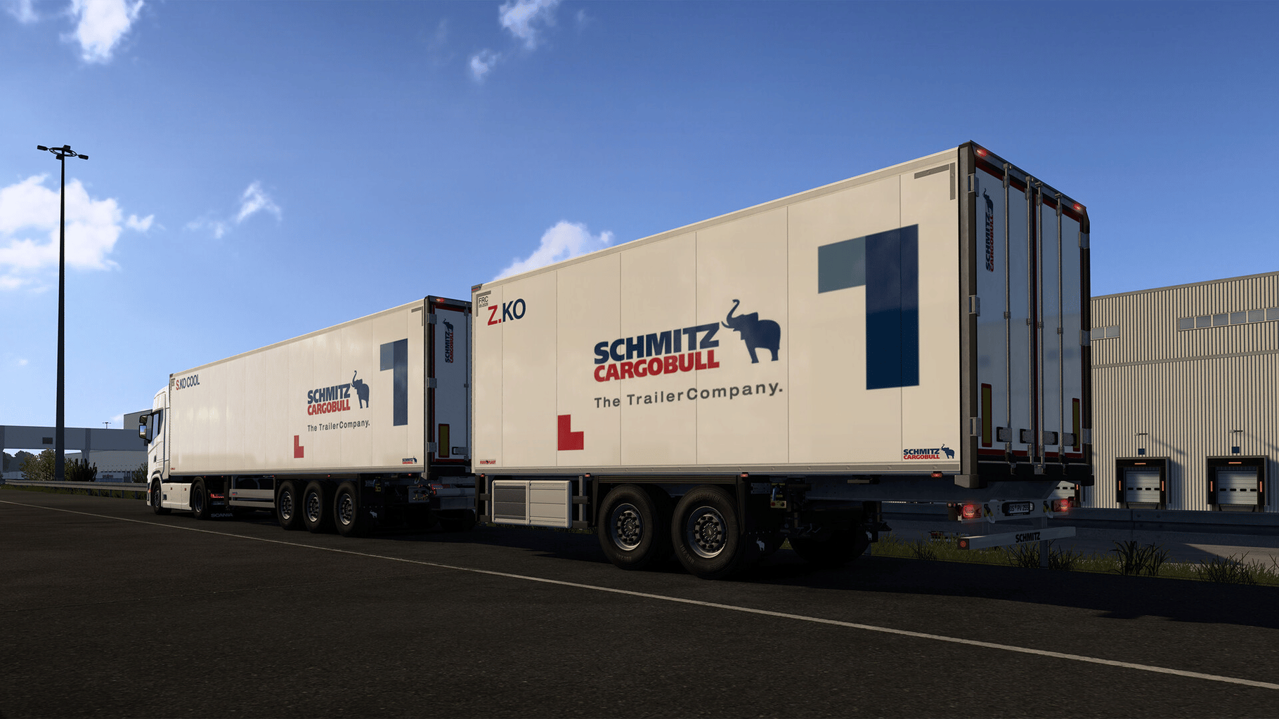 Euro Truck Simulator 2: Schmitz Cargobull Trailer Pack screenshot