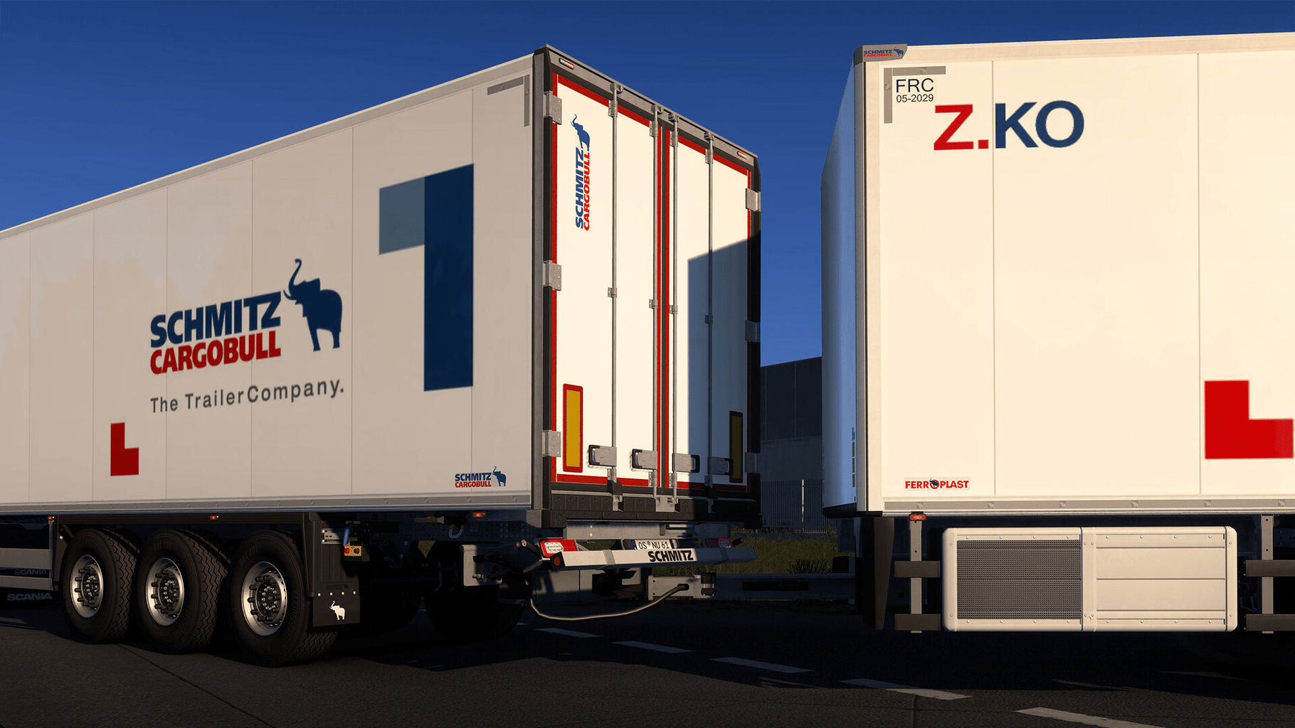 Euro Truck Simulator 2: Schmitz Cargobull Trailer Pack screenshot