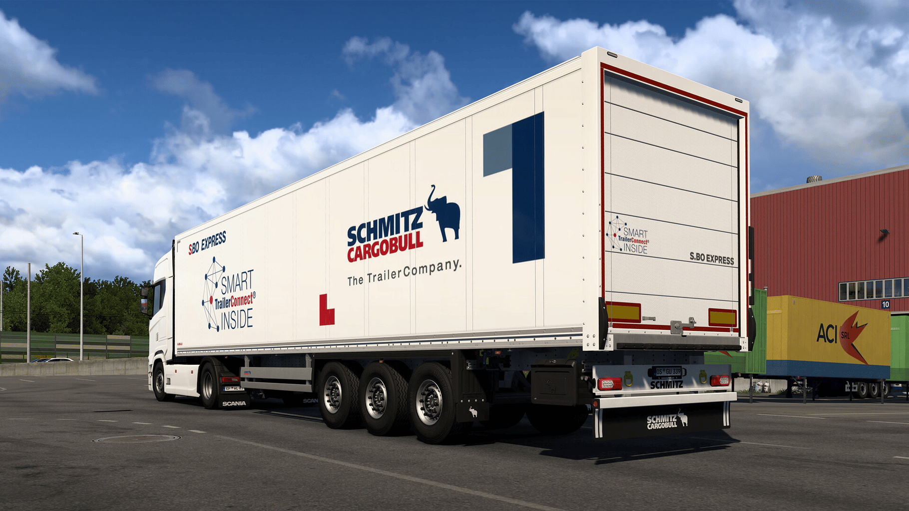 Euro Truck Simulator 2: Schmitz Cargobull Trailer Pack screenshot