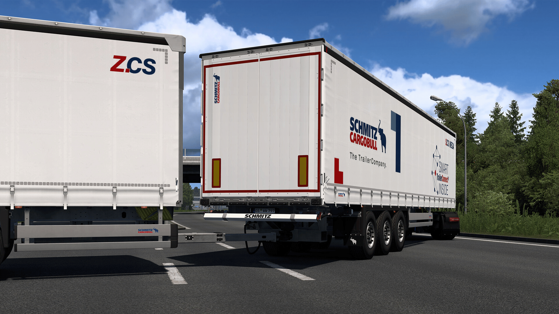 Euro Truck Simulator 2: Schmitz Cargobull Trailer Pack screenshot