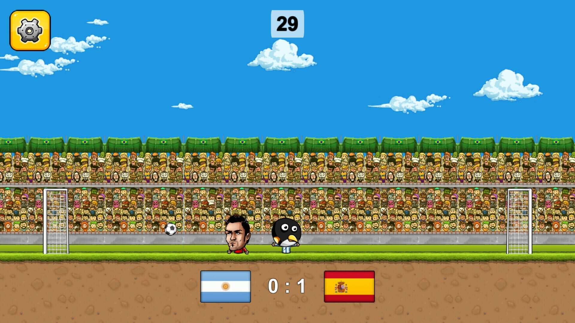 1 vs. 1 Football Tournament - Screenshot