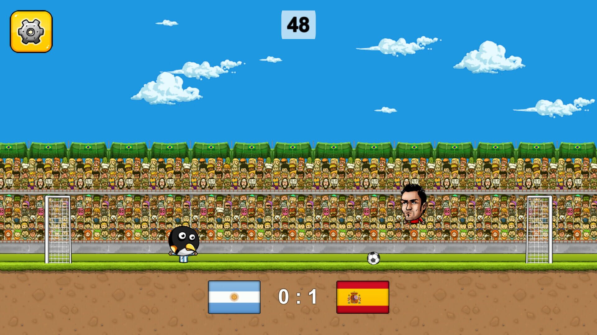 1 vs. 1 Football Tournament - Screenshot