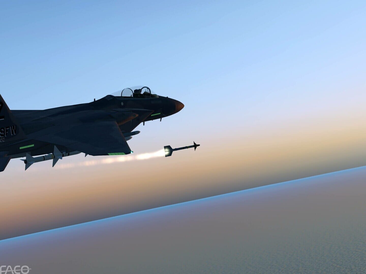 X-Plane 12: FACO Simulations - F-15C Eagle - Screenshot